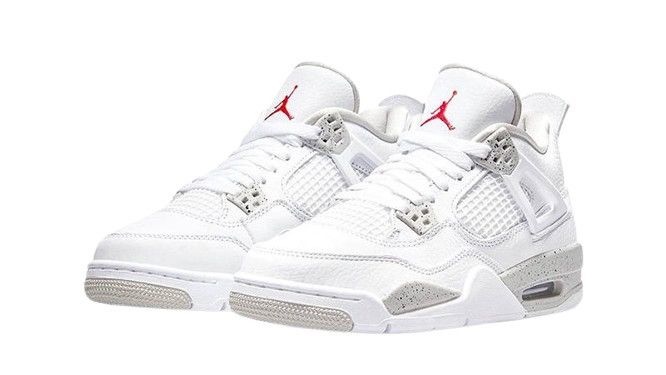 Jordan Brand Nike Air Jordan 4 Retro White Oreo - authentic Size US 11 / EU 44 - 4 Thumbnail