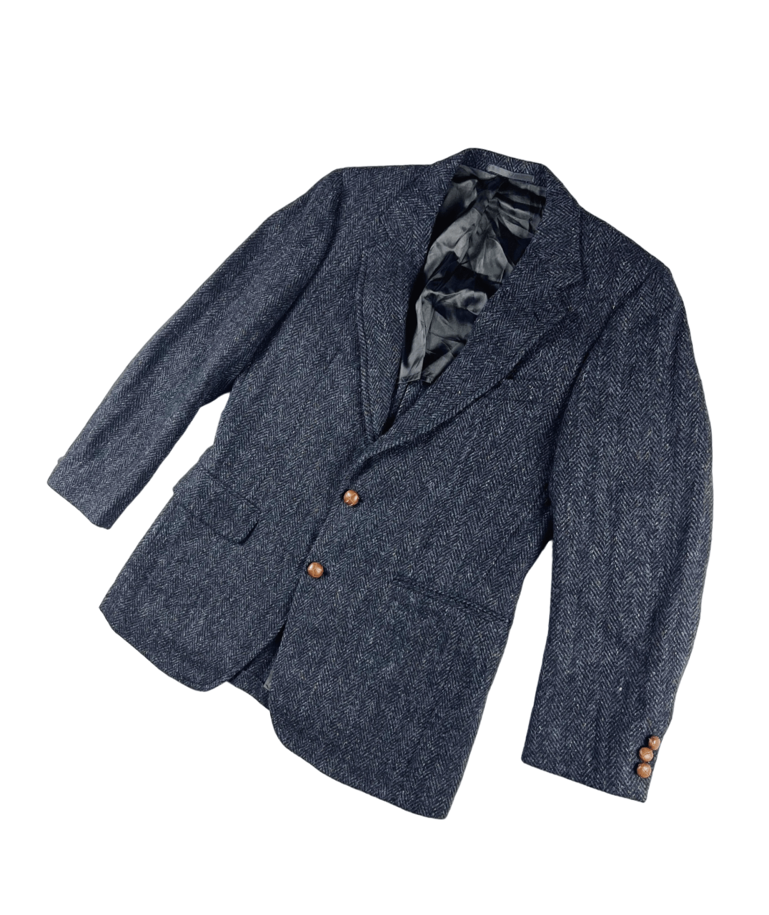 Harris Tweed × Vintage Harris Tweed Wool Blazer S-M Size 44S - 2 Thumbnail