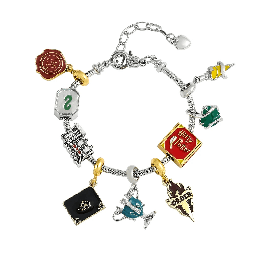 Carhartt Charms Bracelet Hogwarts Academy of Magic Slytherin Beads Size ONE SIZE - 6 Thumbnail