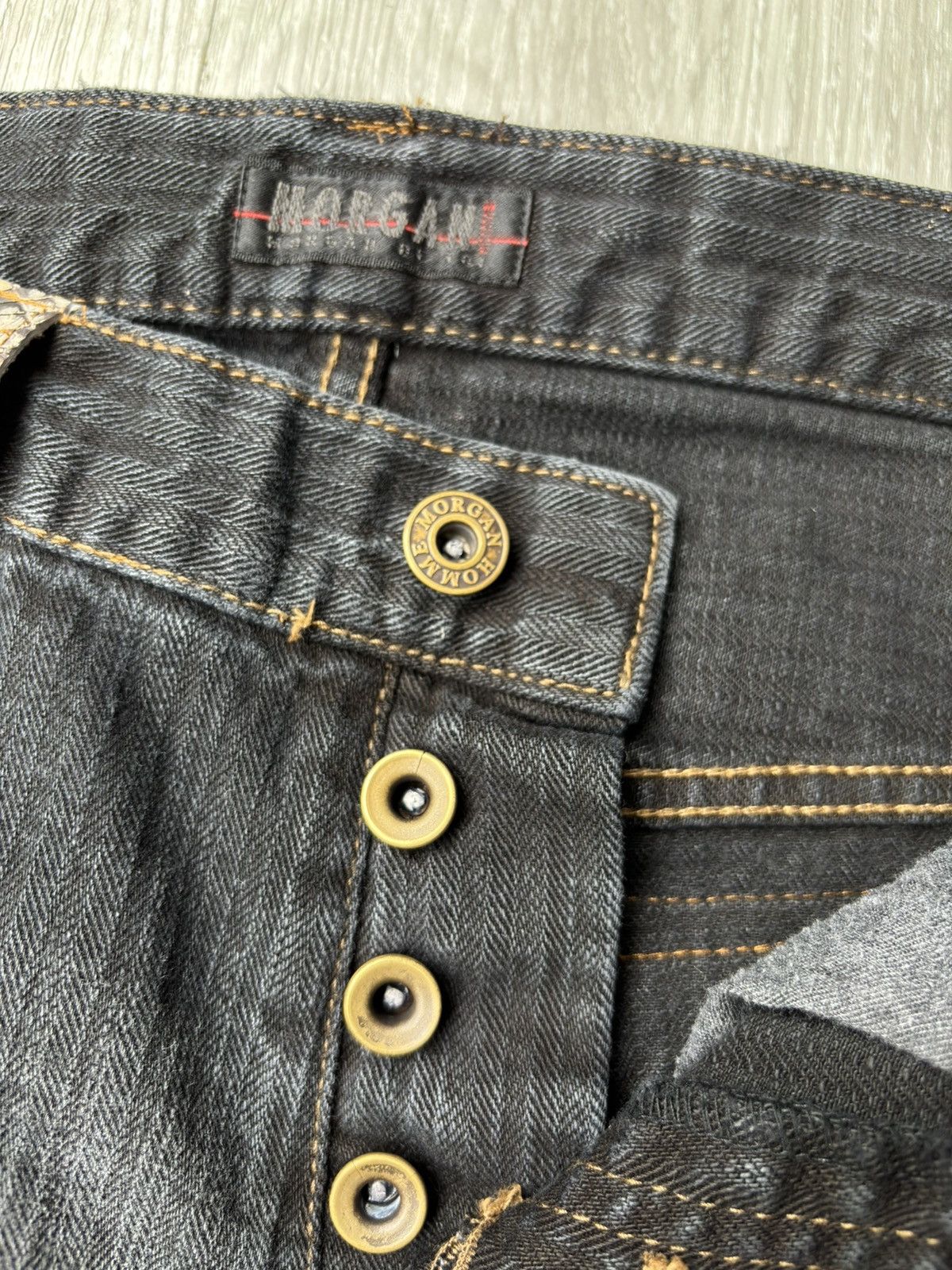 GOSTAR DE FUGA MORGAN HOMME (real) Phyton lace up flare jeans Size US 28 / EU 44 - 4 Thumbnail