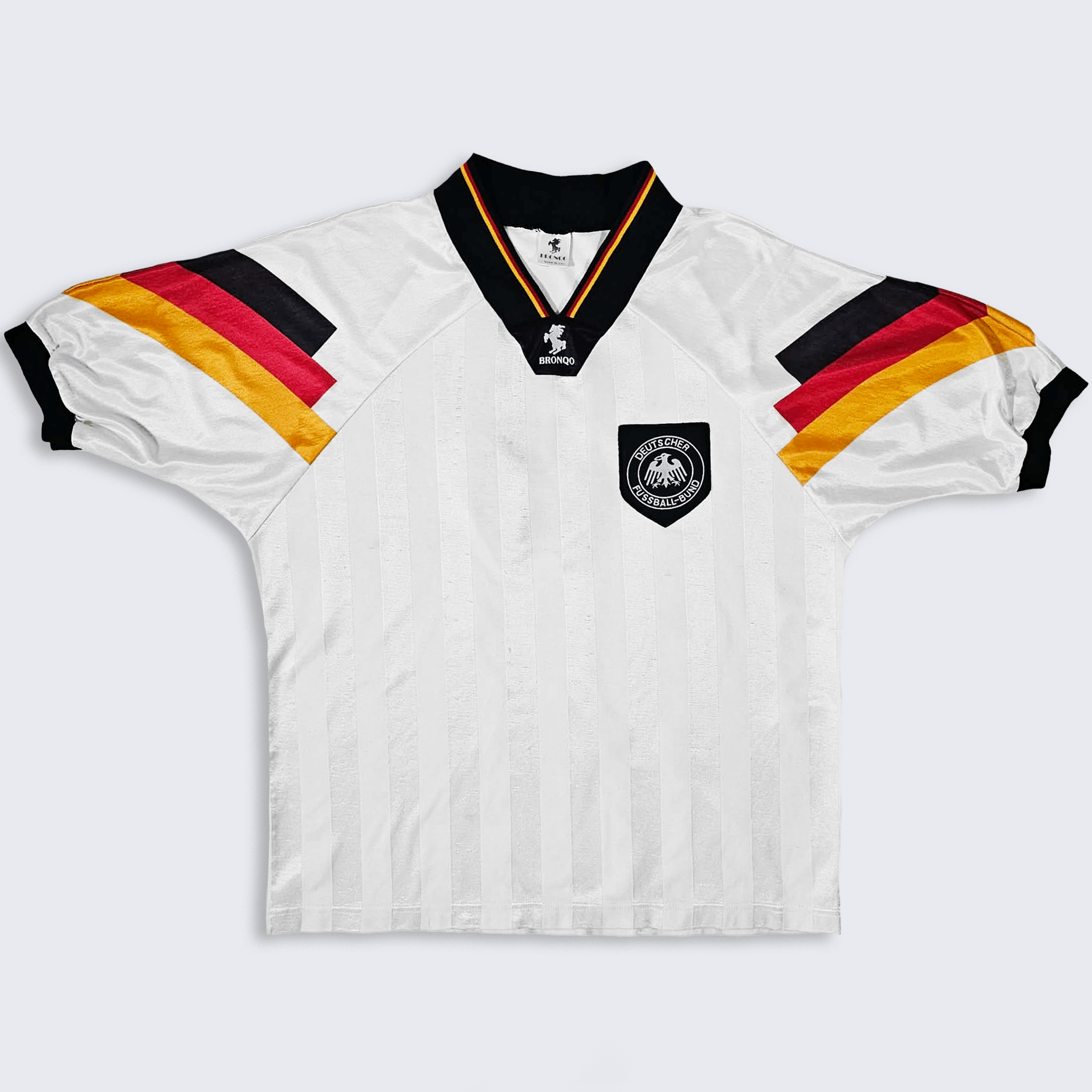 Vintage Germany Vintage 90s Bronco Soccer Jersey Size US XL / EU 56 / 4 - 1 Thumbnail