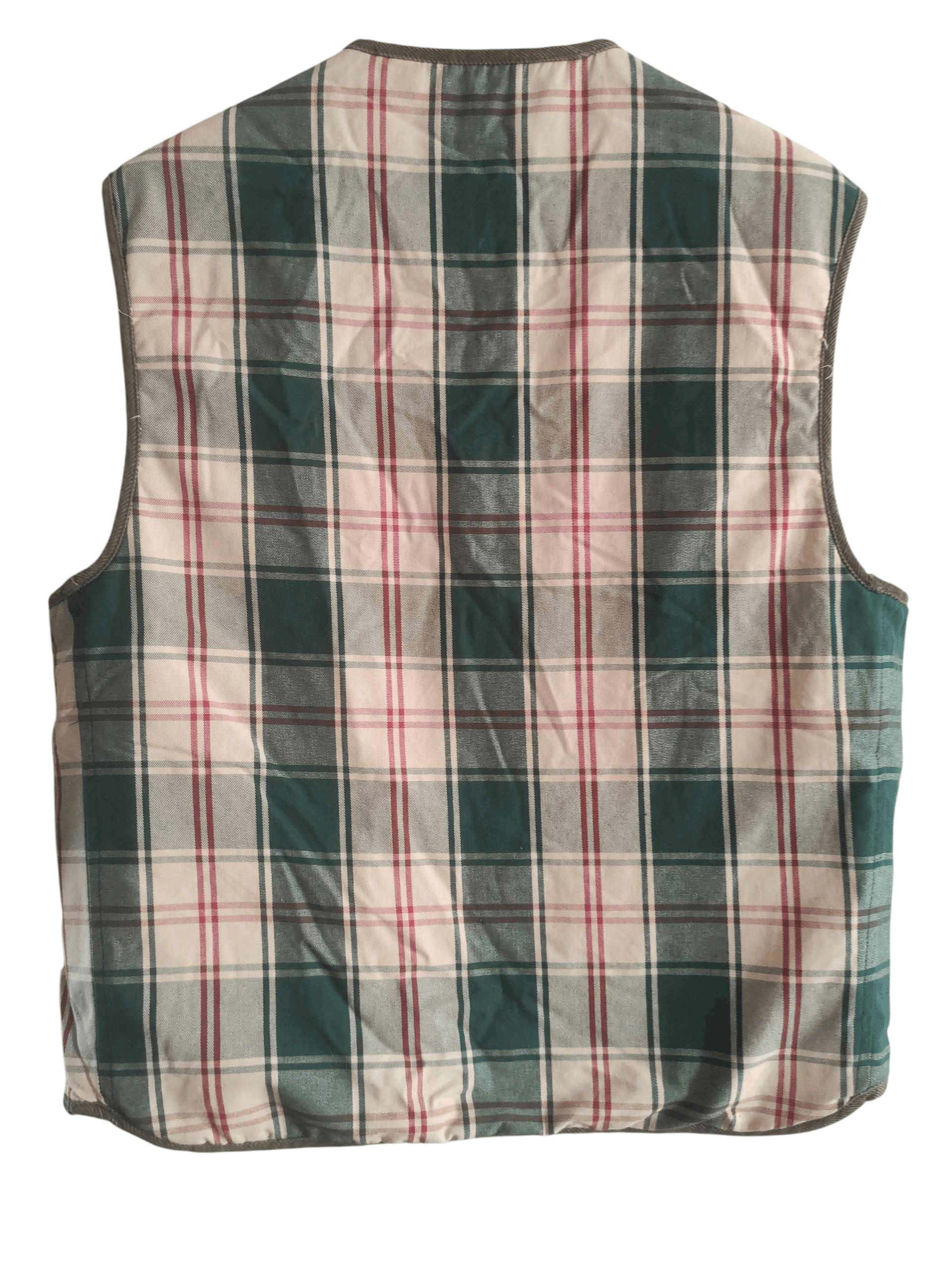 Vintage Herman & Sons Reversible Quilted Lining Plaid Mens Vest L Size US L / EU 52-54 / 3 - 5 Thumbnail