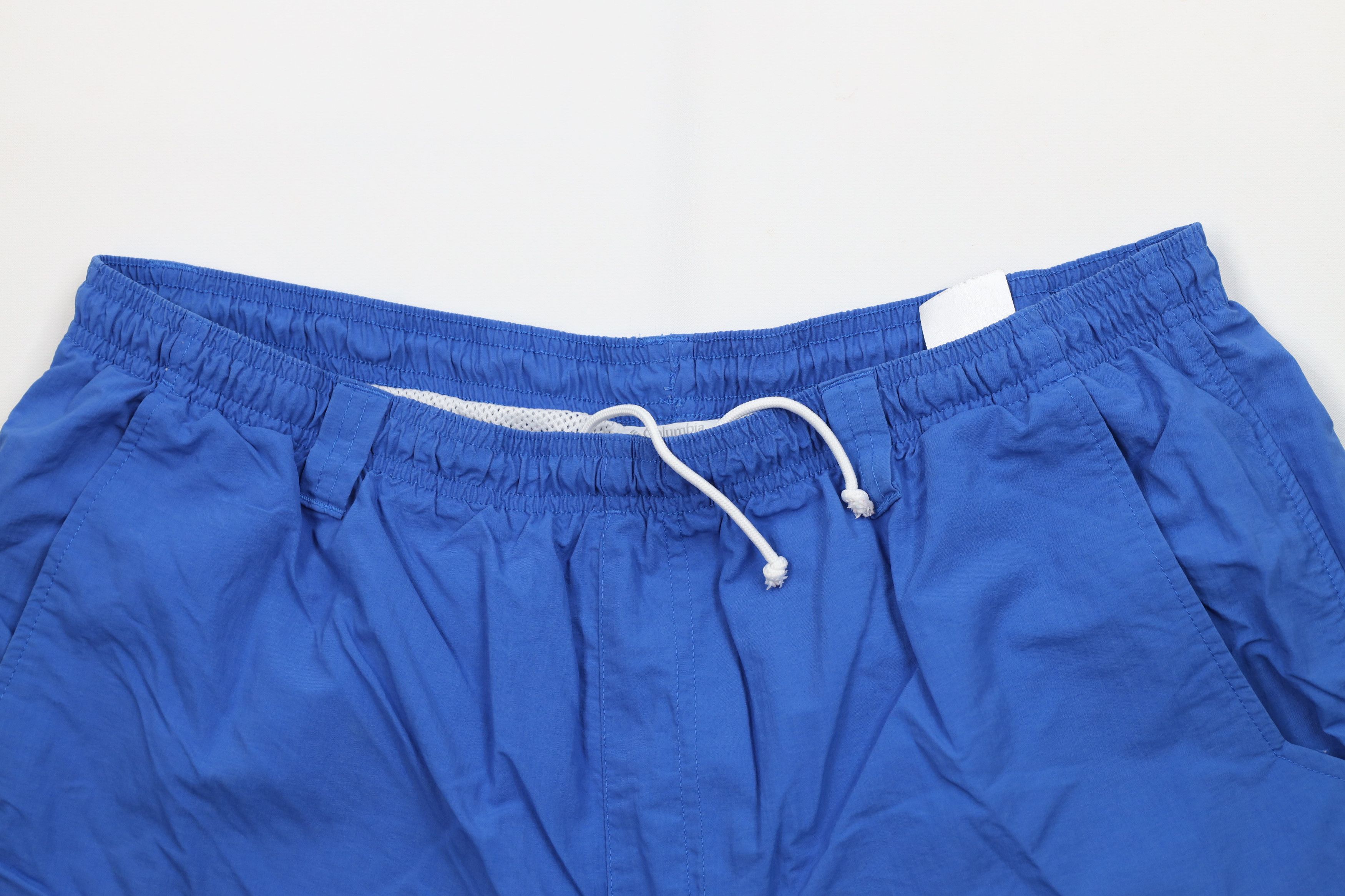 Columbia Vintage Y2K Columbia PFG Lined Above Knee Shorts Blue Nylon Size US 36 / EU 52 - 2 Thumbnail