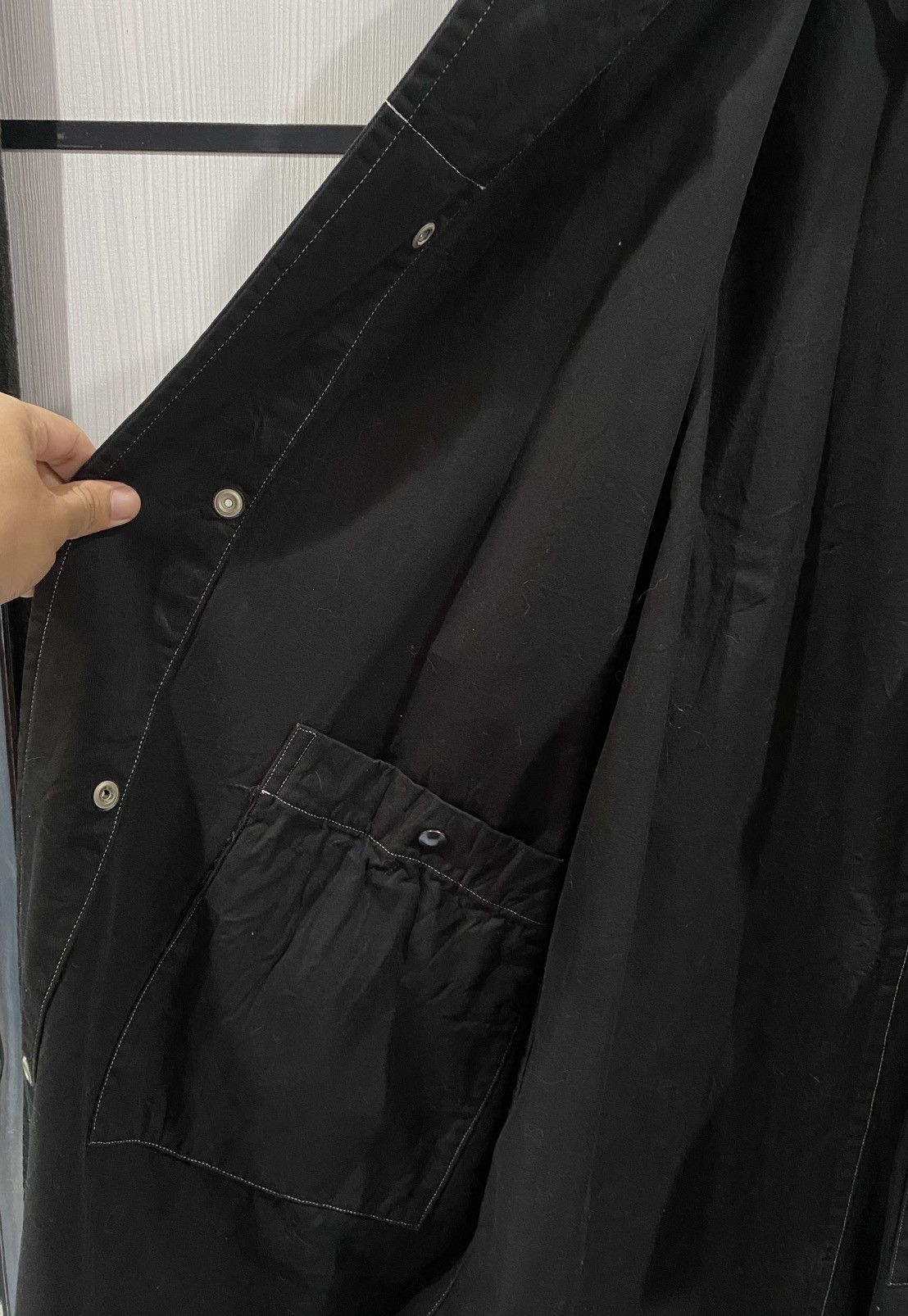 Comme des Garcons Vintage Comme des Garcons Oversized Coated Coat Long Jacket Size US M / EU 48-50 / 2 - 12 Thumbnail