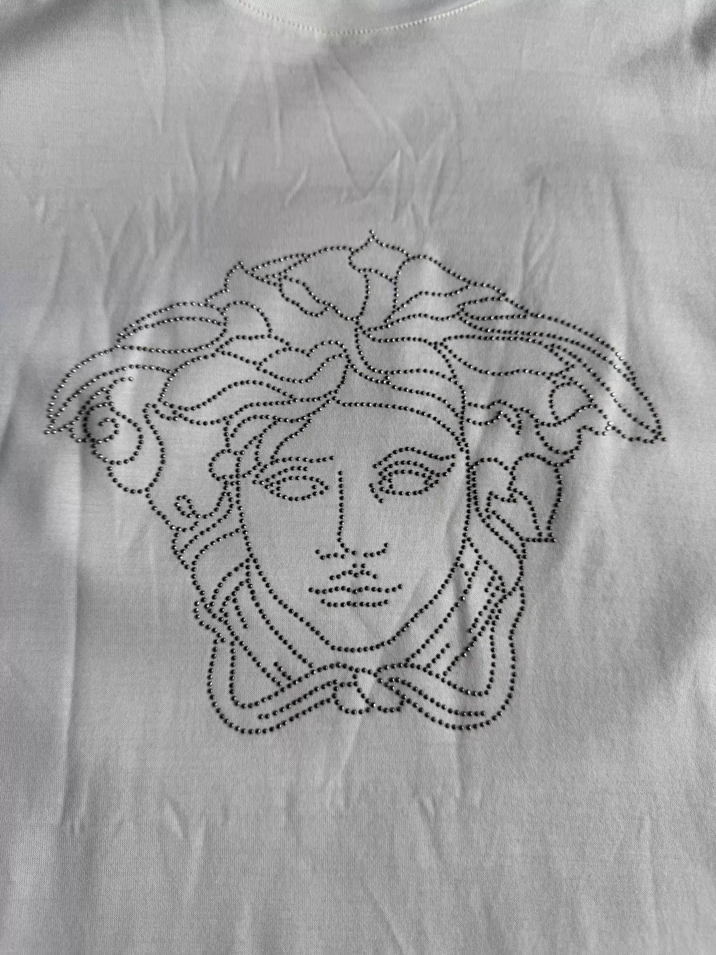 Versace Versace Men's Rhinestone T-shirt K33 Size US M / EU 48-50 / 2 - 2 Thumbnail