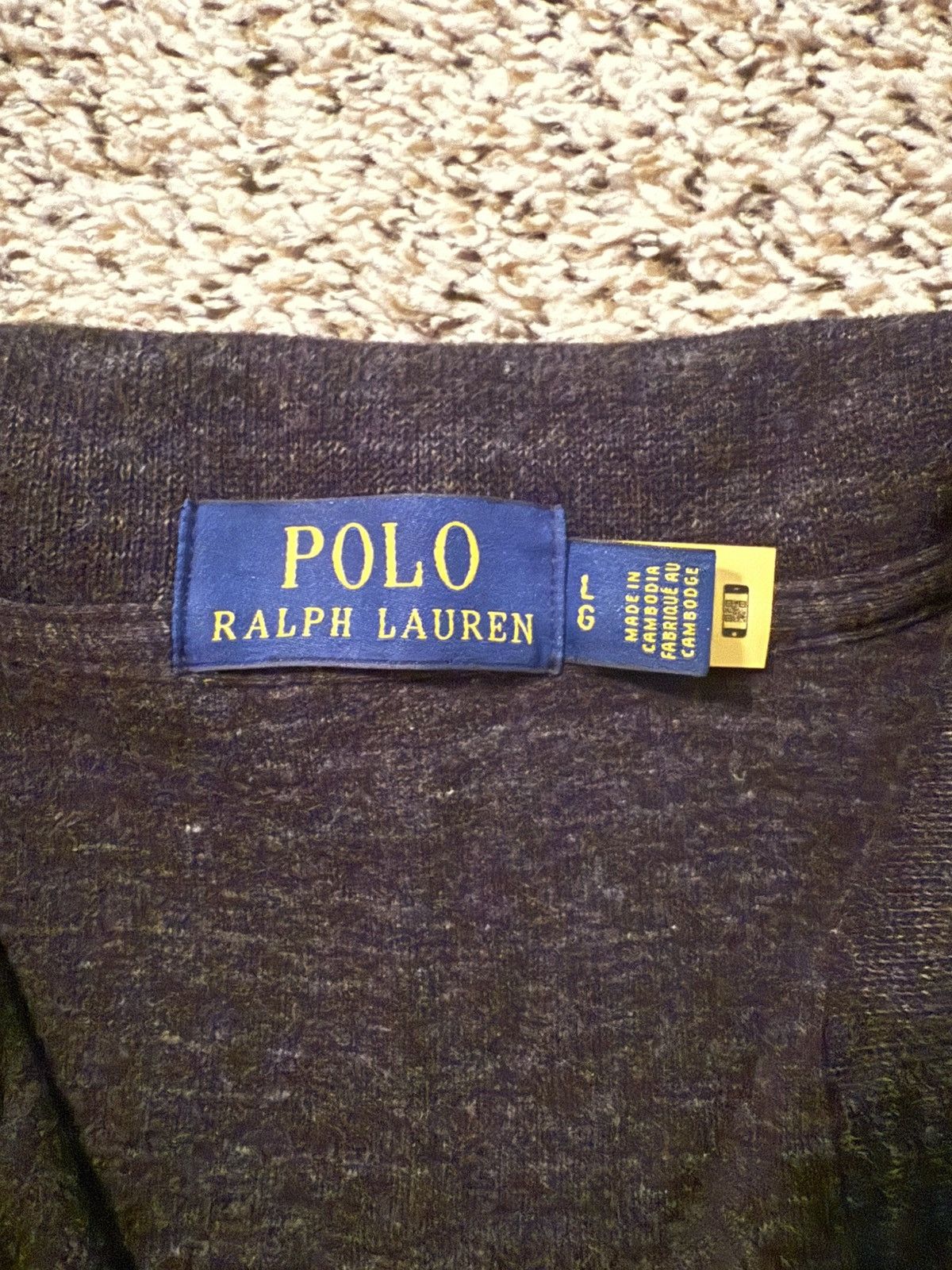 Polo Ralph Lauren Luxury Jersey Quarter-Zip Pullover ‘Barclay Heather’ Size US L / EU 52-54 / 3 - 2 Thumbnail