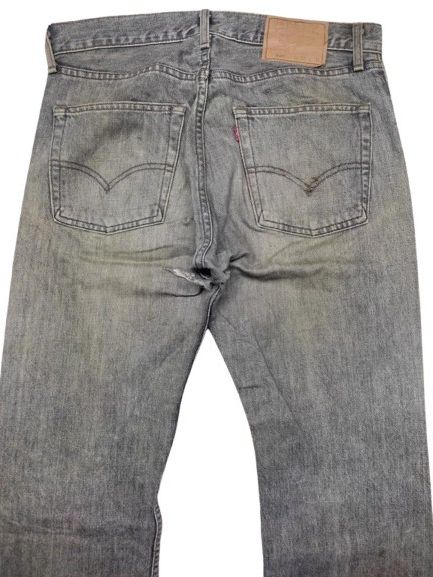 Vintage VINTAGE LEVIS 505 DISTRESSED FADED STYLE Size US 35 - 4 Thumbnail