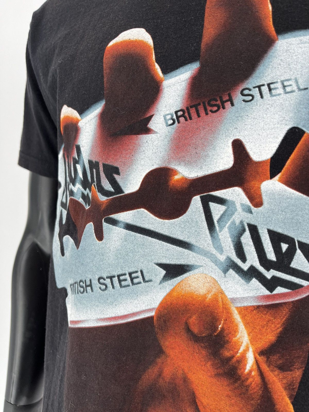 Band Tees JUDAS PRIEST BRITISH STEEL TEE SHIRT Korn, Metallica, Slayer Size US M / EU 48-50 / 2 - 5 Thumbnail
