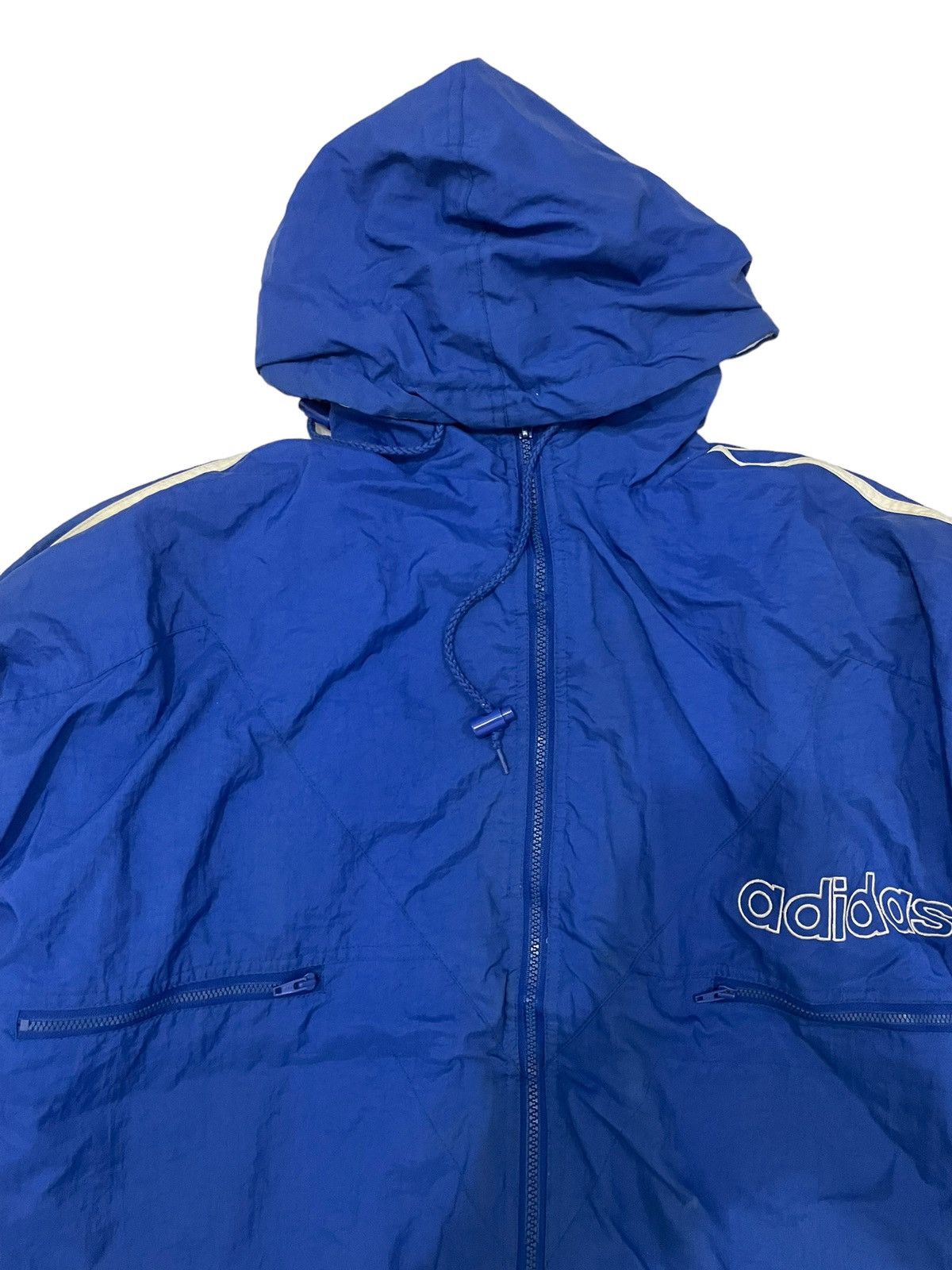 Adidas × Japanese Brand × Vintage Vintage Adidas Quilted Hooded Jacket Size US M / EU 48-50 / 2 - 4 Thumbnail