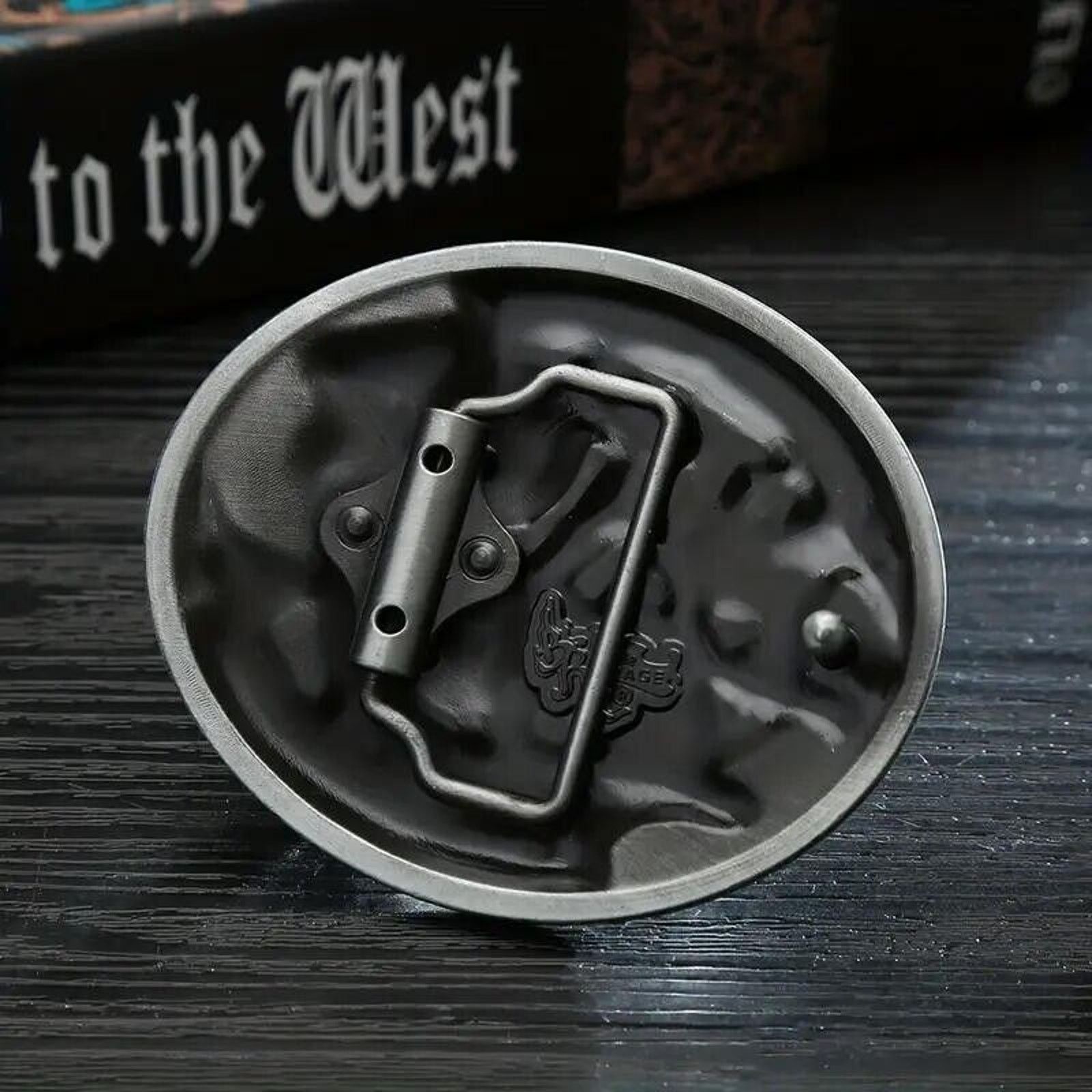Other Unisex V-Twin Motorcycle Engine Enamel Flames Belt Buckle Size ONE SIZE - 4 Thumbnail