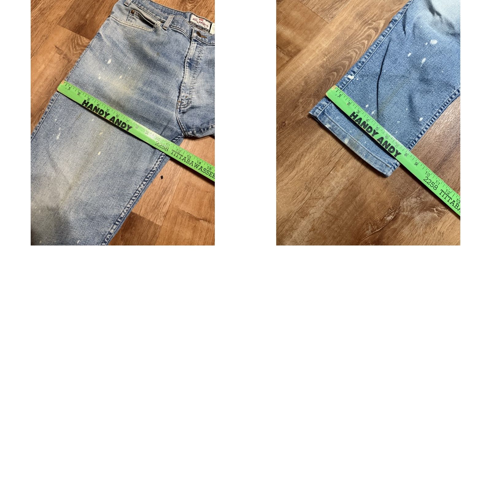 Levi's VINTAGE Levi's 505 Jeans Orange Tab Blue Denim Men 34x28 FADED Straight 80s 90s USA" Size US 34 / EU 50 - 9 Thumbnail