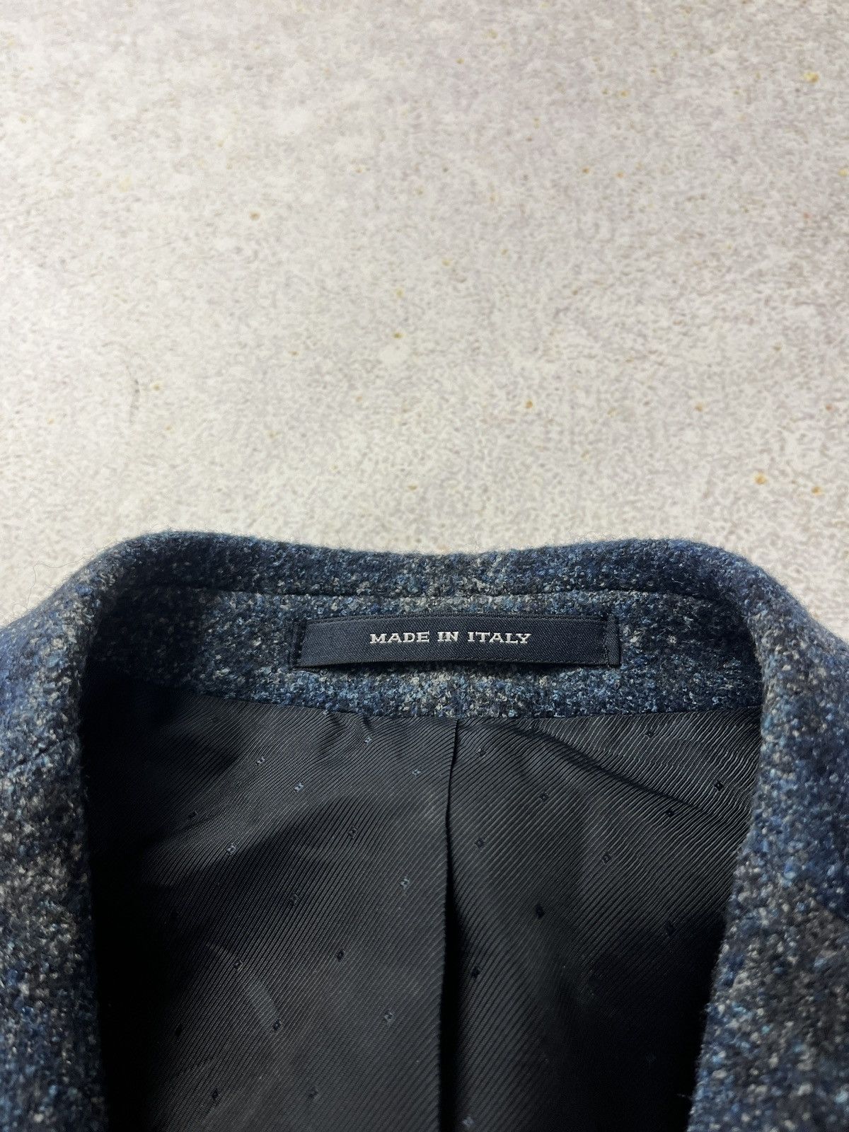 Tagliatore DDP Vintage Tagliatore Blue Tweed Wool Blazer Size 34R - 7 Thumbnail
