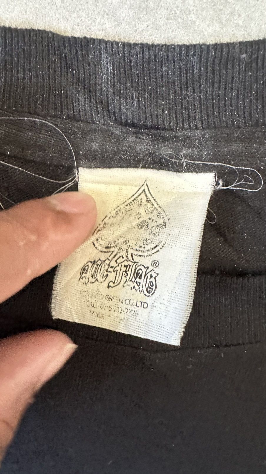 Vintage VINTAGE ACEFLAG TEE Size US L / EU 52-54 / 3 - 4 Thumbnail