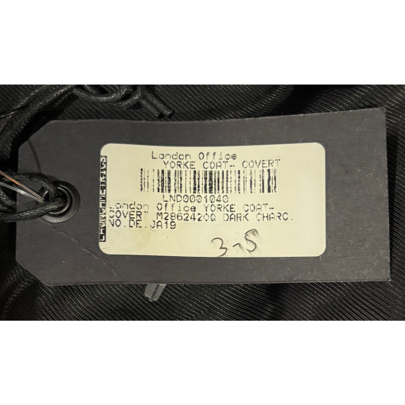 Rag & Bone *R43 RAG & BONE Men's Yorke Wool Top Coat Gray Size 44 Size US L / EU 52-54 / 3 - 12 Thumbnail