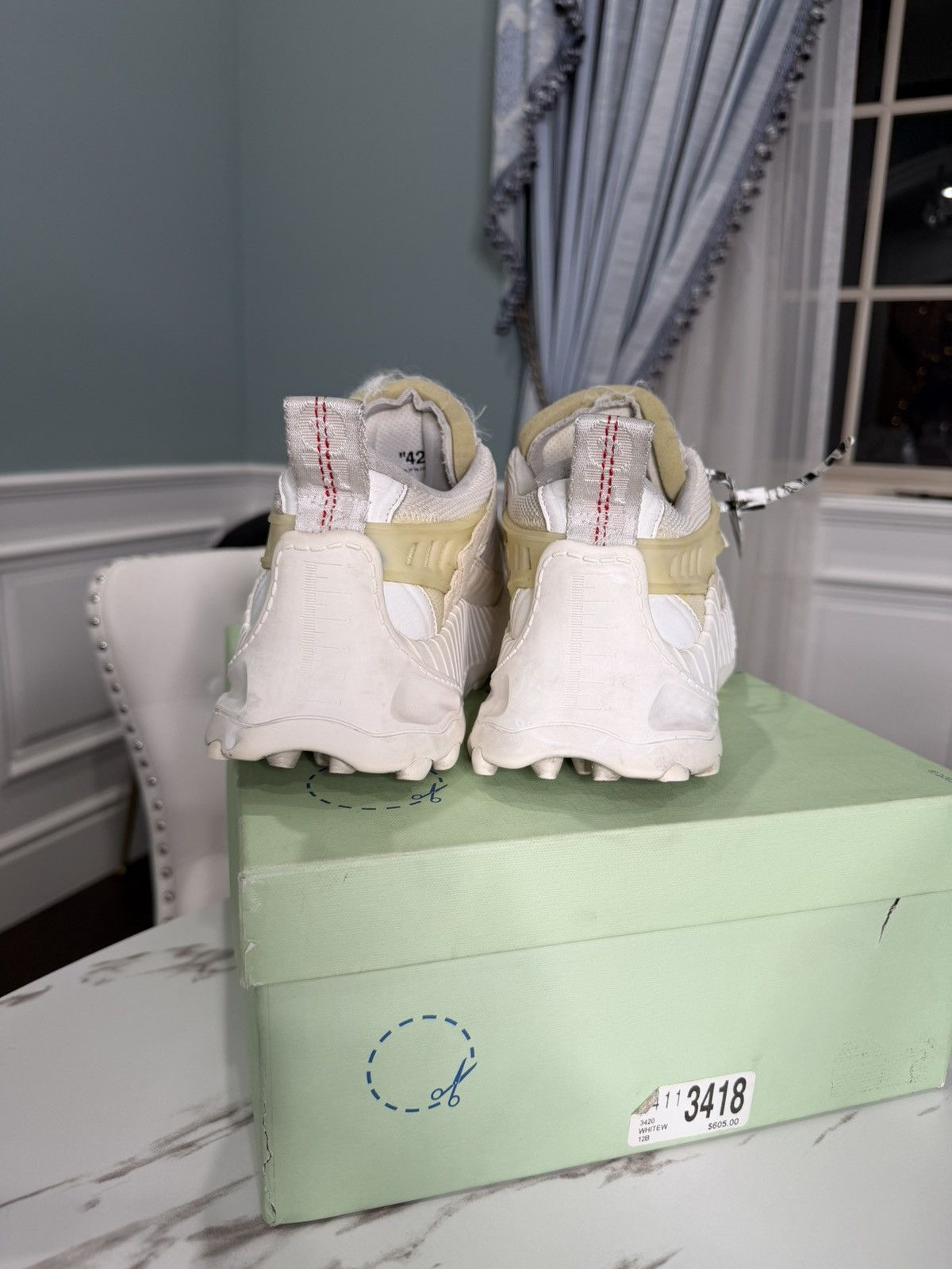 Off-White Off-White Odsy-1000 White Size US 9 / EU 42 - 5 Thumbnail