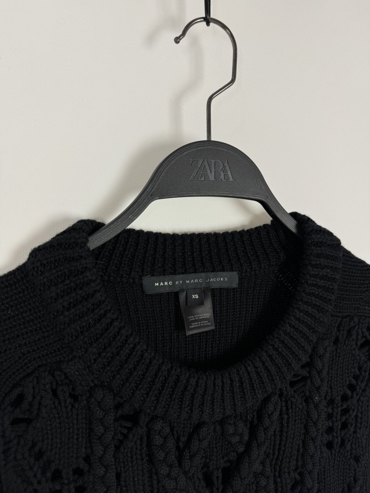Marc by Marc Jacobs Marc by Marc Jacobs Cable Knit Wool Sweater Size XS / US 0-2 / IT 36-38 - 4 Thumbnail