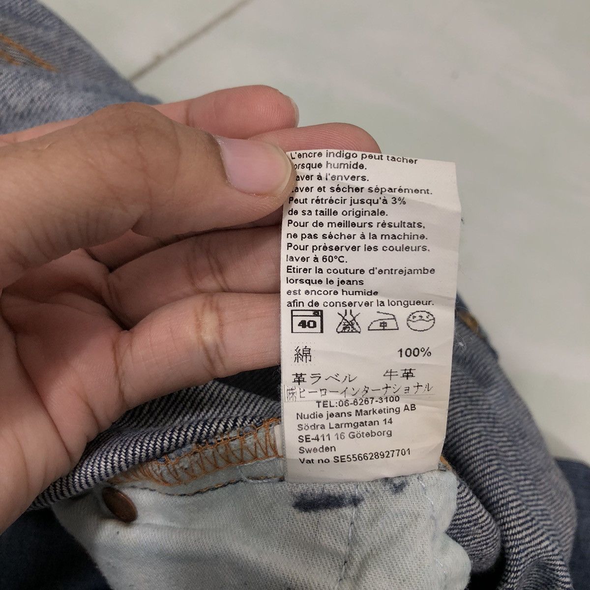 Japanese Brand 🔥Nudie Jeans Co Denim Straight Cut Issey Miyake Design Size US 32 / EU 48 - 21 Thumbnail