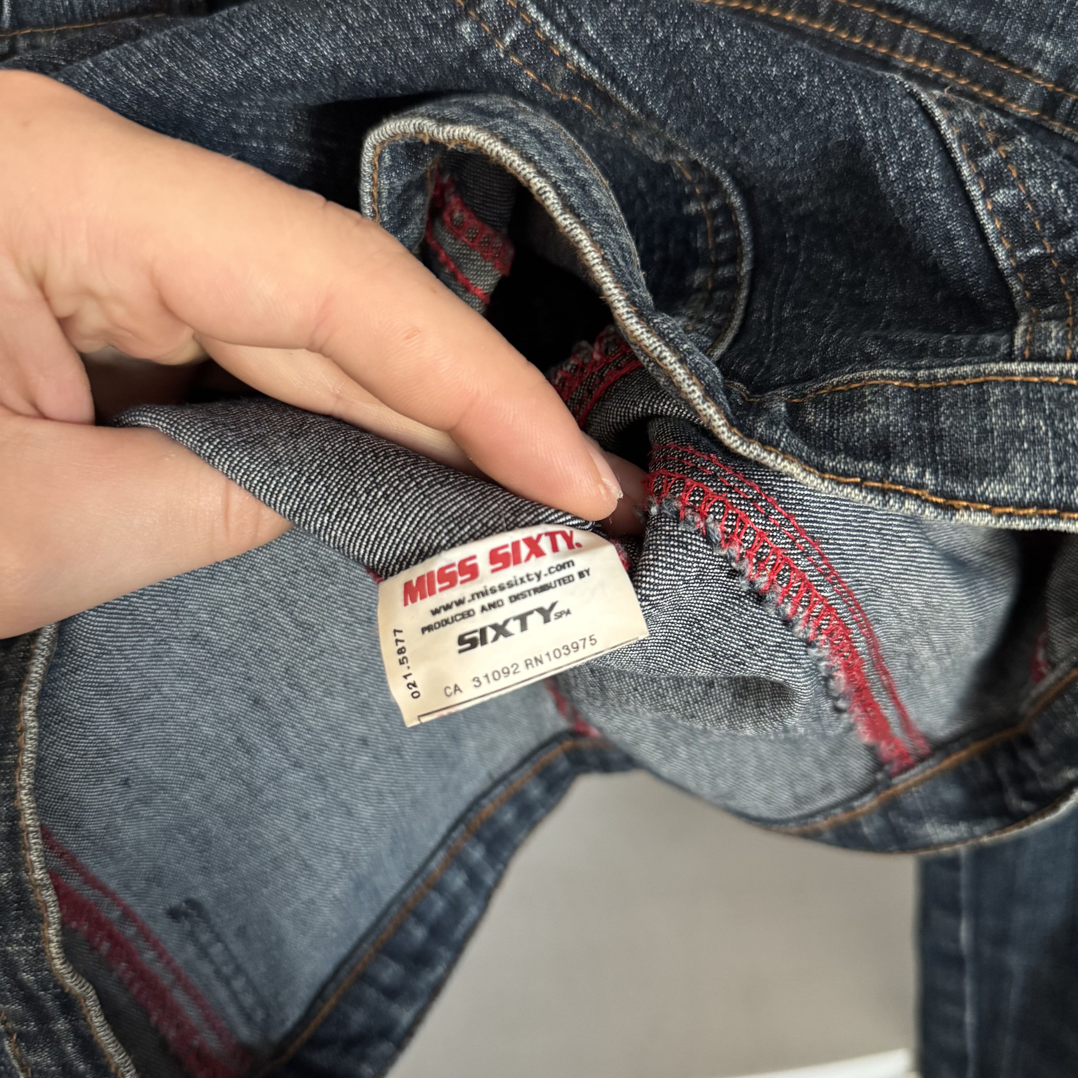 Miss Sixty MISS SIXTY Style Brink Denim Jeans Italy Jacket Y2K Size S Size S / US 4 / IT 40 - 9 Thumbnail