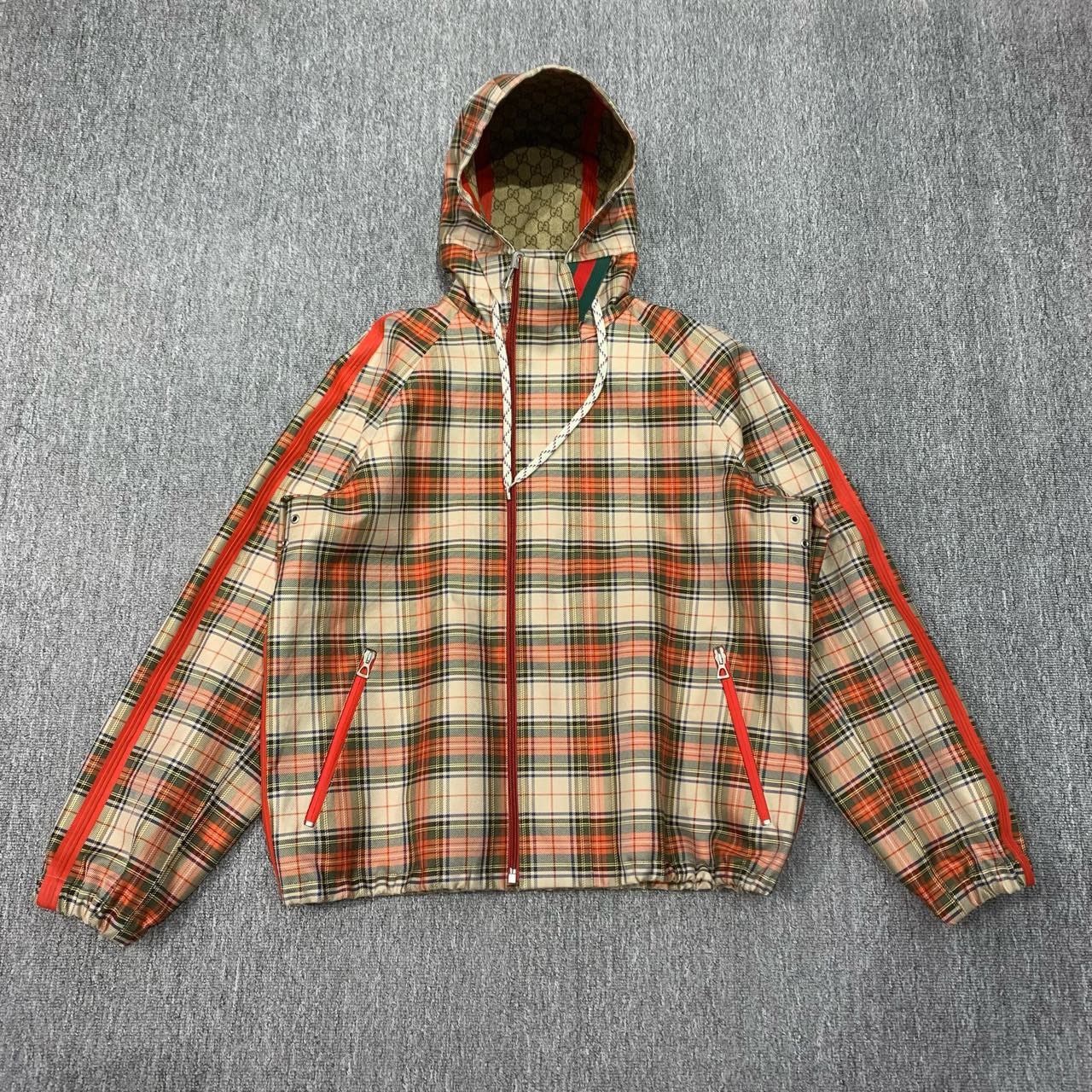 Gucci Gucci double-sided plaid old flower full print jacket 2501- Size US S / EU 44-46 / 1 - 4 Thumbnail