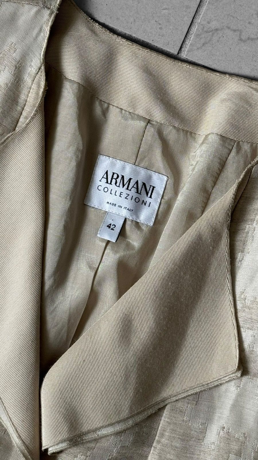 Armani × Armani Collezioni × Vintage ARMANI COLLEZIONI WOMENS BLAZER Size M / US 6-8 / IT 42-44 - 6 Thumbnail