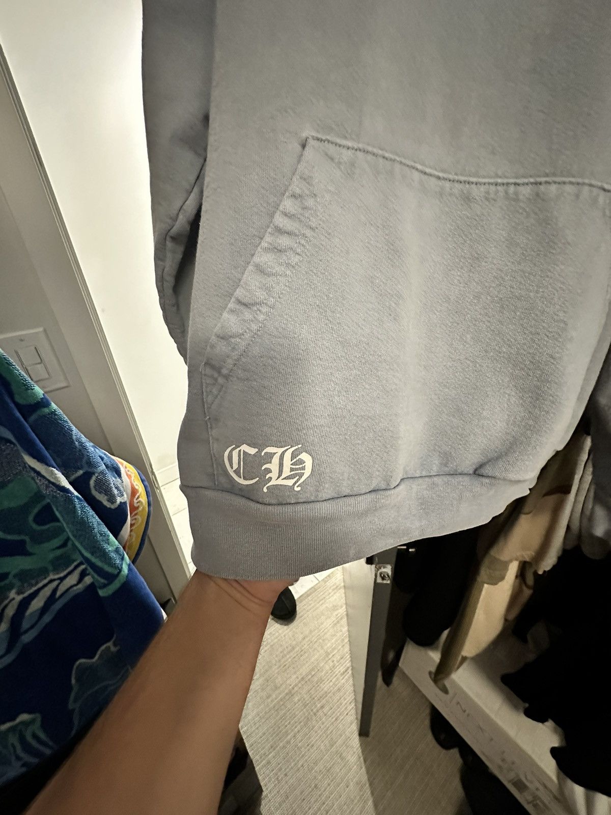 Chrome Hearts Chrome Hearts X Drake Certified Washed Navy Hoodie Size US M / EU 48-50 / 2 - 7 Thumbnail