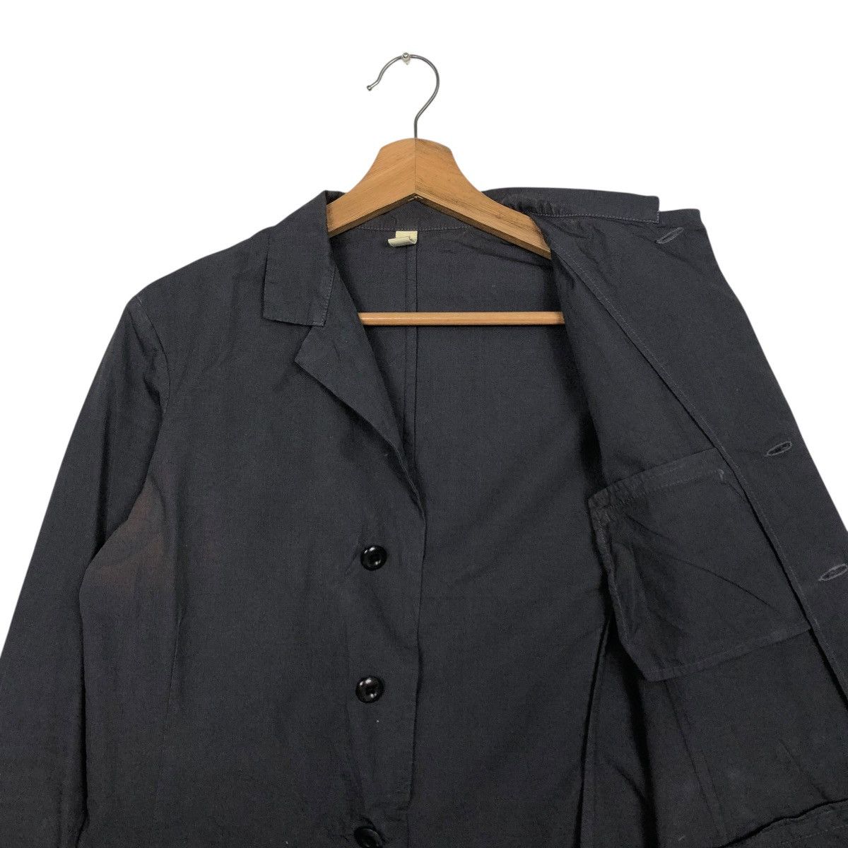 45rpm 🔥VINTAGE CROPPED CHORE WORKER JACKET DUCK CANVAS 45RPM Size S / US 4 / IT 40 - 14 Thumbnail