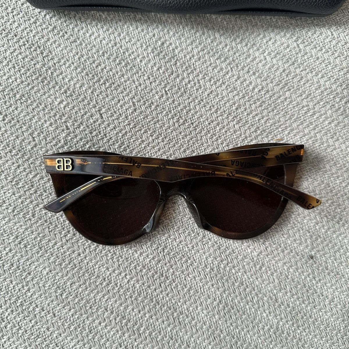 Balenciaga Balenciaga Tortoiseshell Sunglasses Size ONE SIZE - 7 Thumbnail