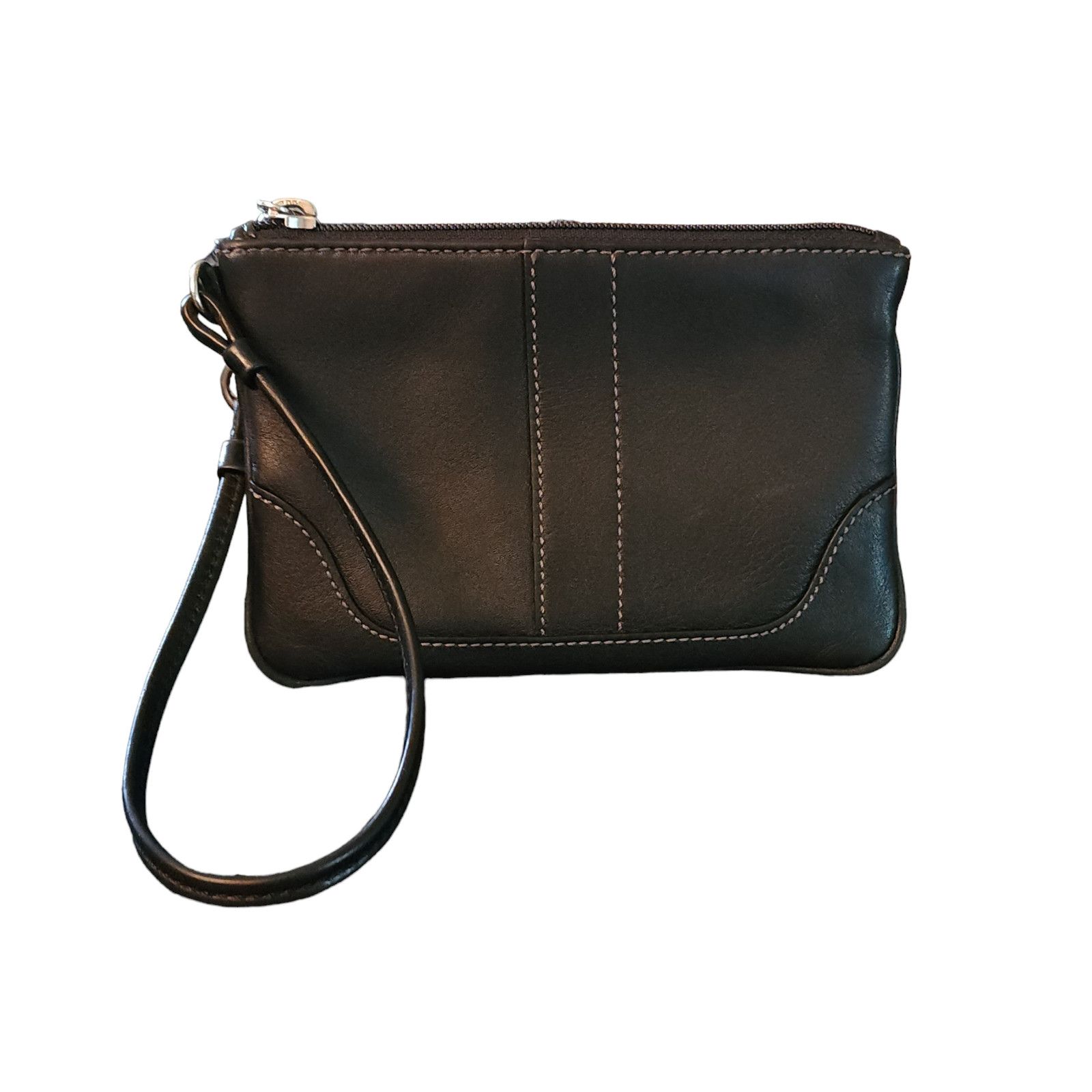 Coach Coach Black Leather Small Wristlet Size ONE SIZE - 1 Thumbnail