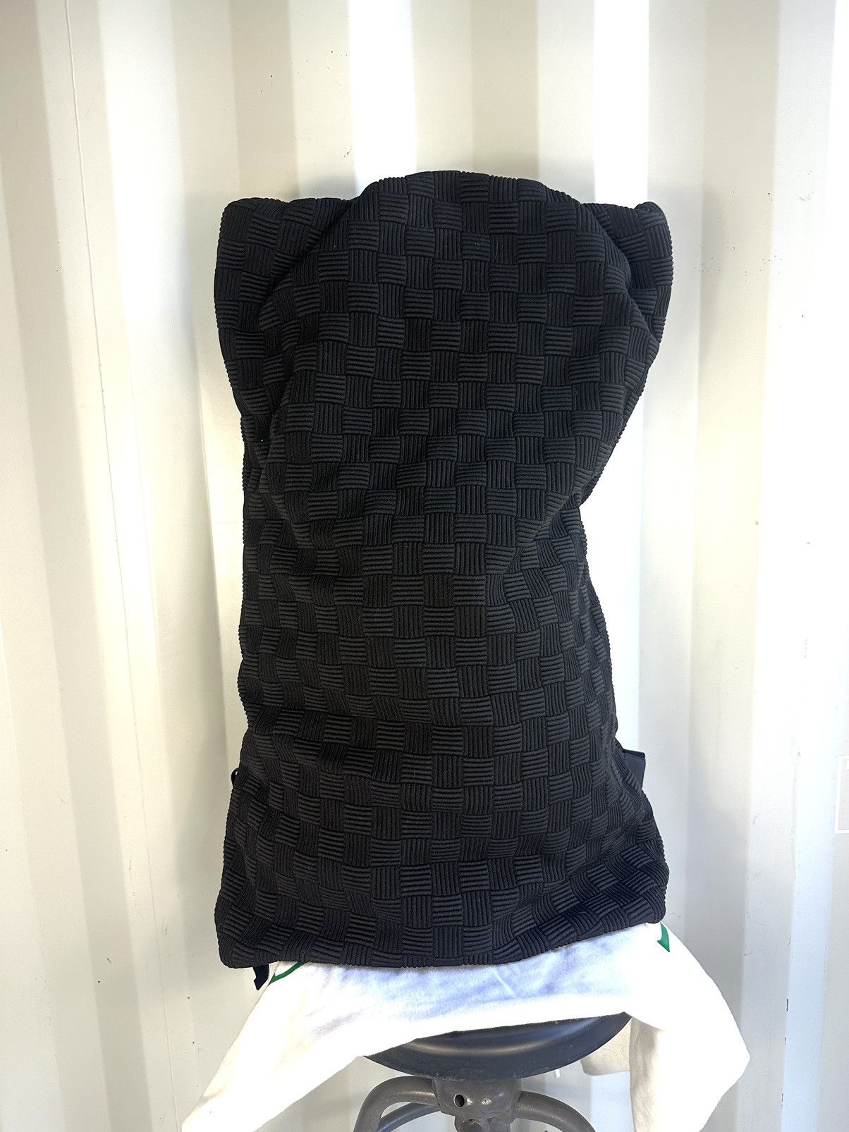 Bottega Veneta HUGE XXL Foldover Intreciatto Knit Backpack Size ONE SIZE - 9 Thumbnail