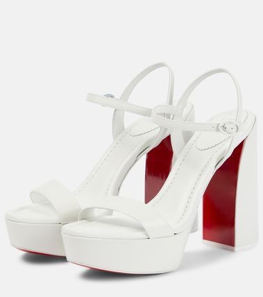 Christian Louboutin Movida Jane 130mm White Size US 11 / IT 41 - 1 Thumbnail