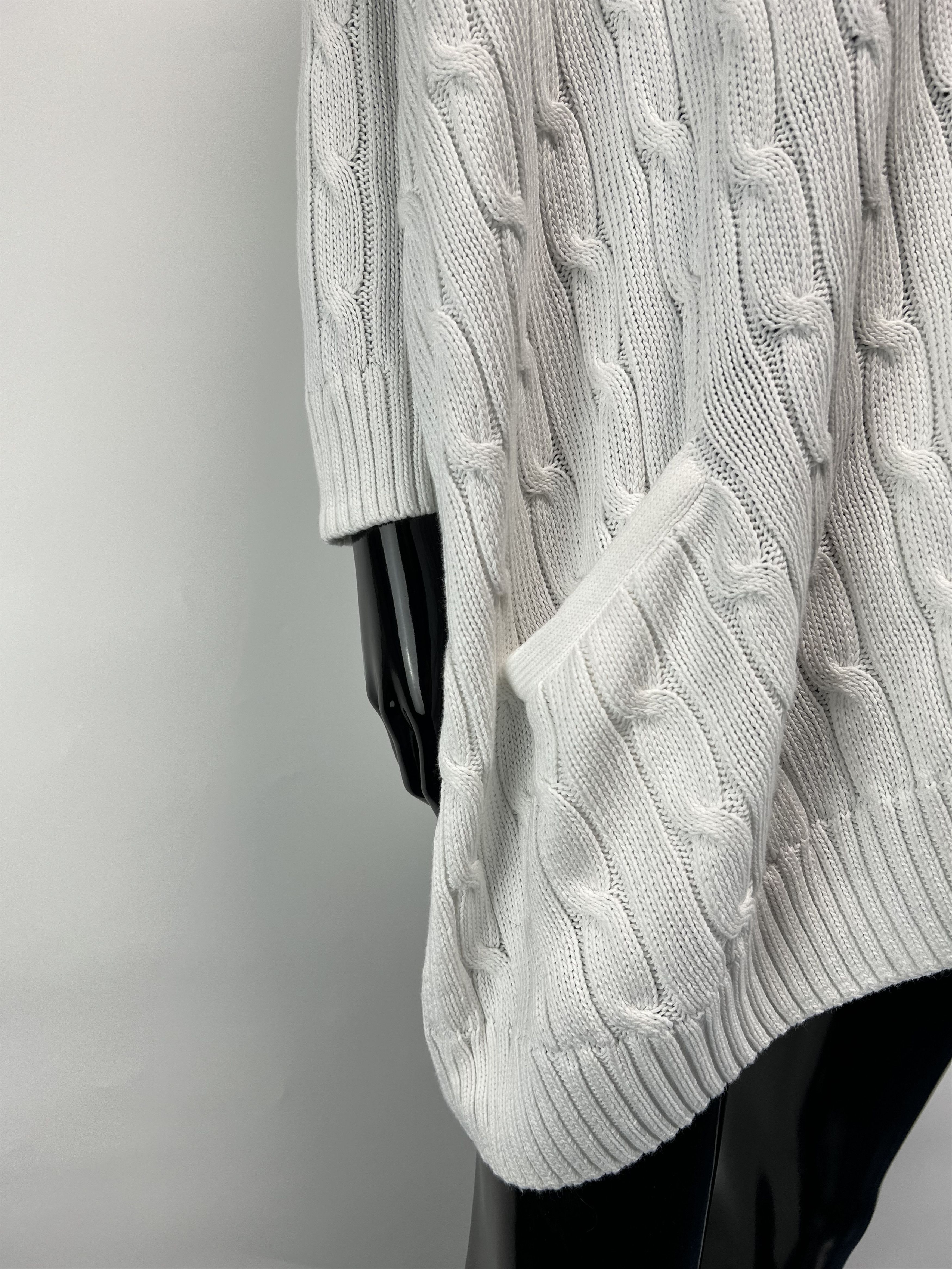 Polo Ralph Lauren Polo Ralph Lauren Cotton Cable Knit Open Cardigan Size M / US 6-8 / IT 42-44 - 5 Thumbnail