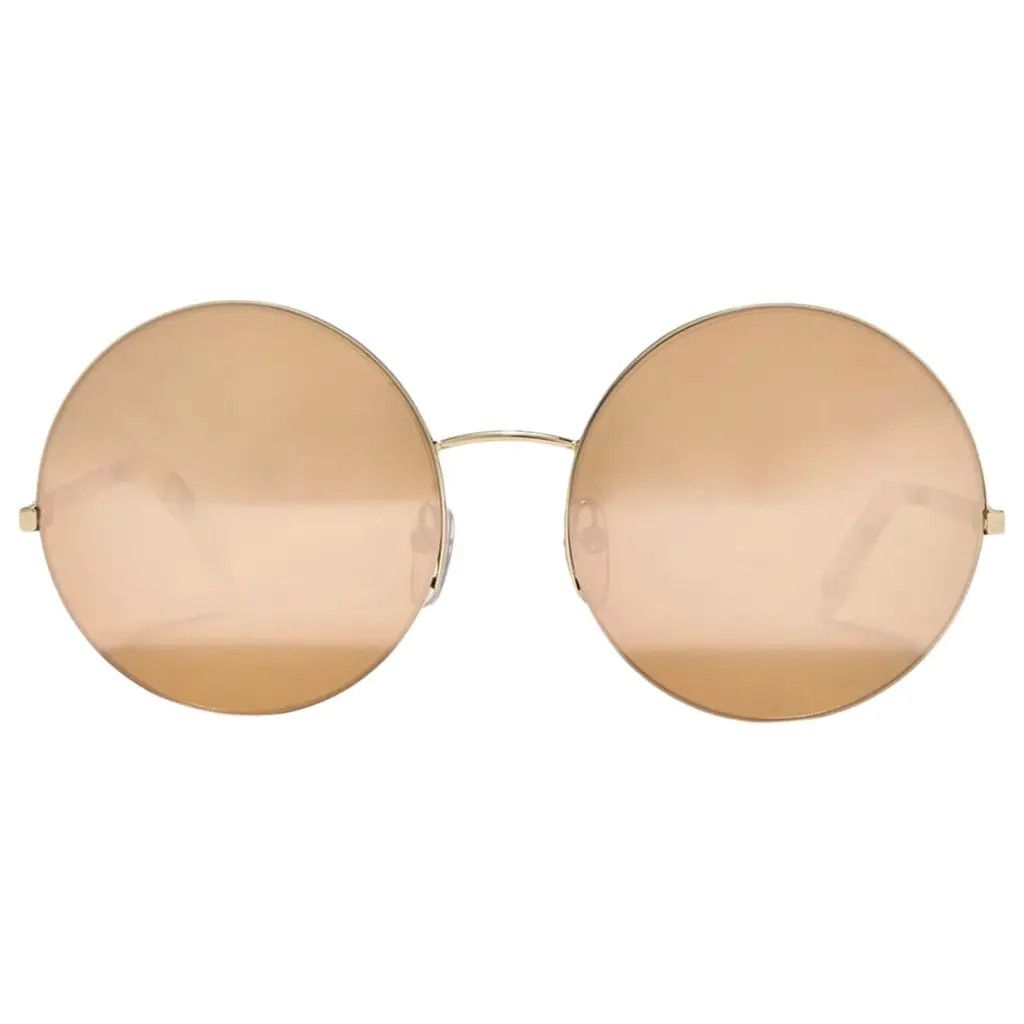 Victoria Beckham Victoria Beckham Supra Round Sunglasses Rose Gold Size ONE SIZE - 7 Thumbnail