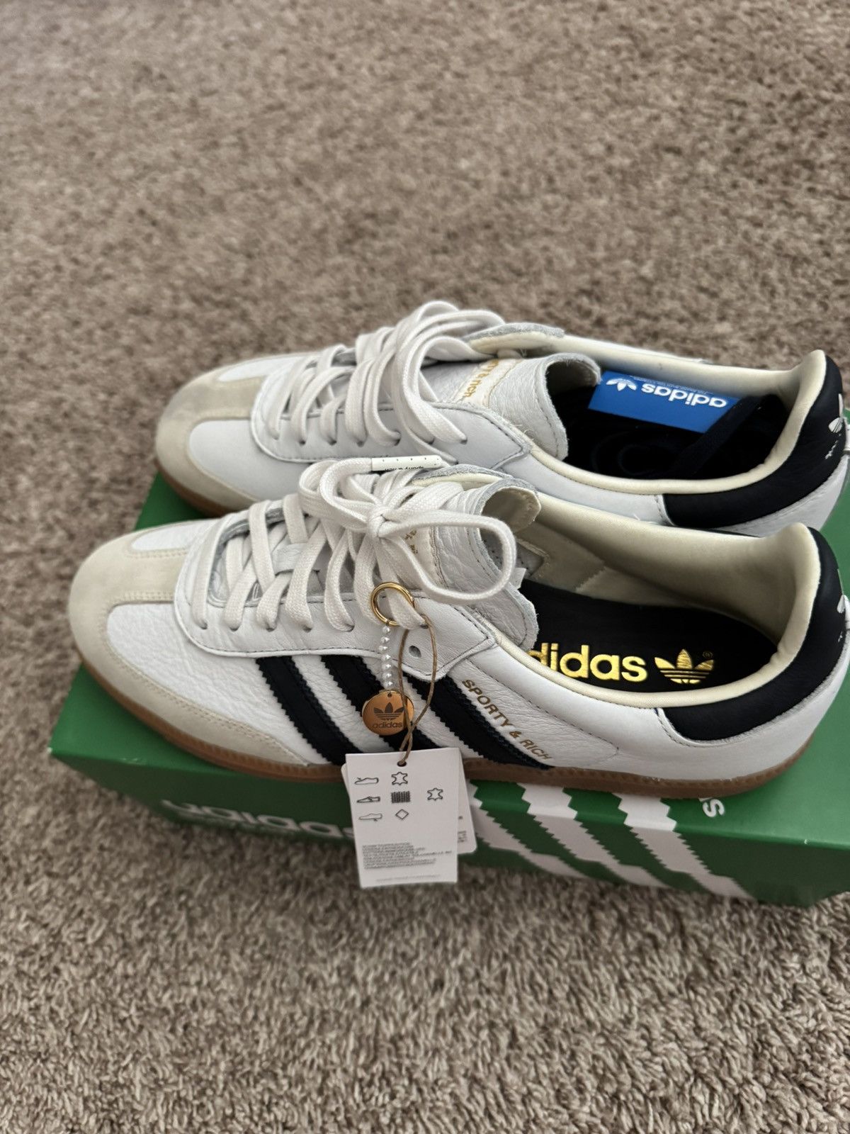 Adidas × Sporty & Rich Sporty & Rich x Samba OG ‘White Legend Ink’ (2023) Size US 9 / EU 42 - 4 Thumbnail
