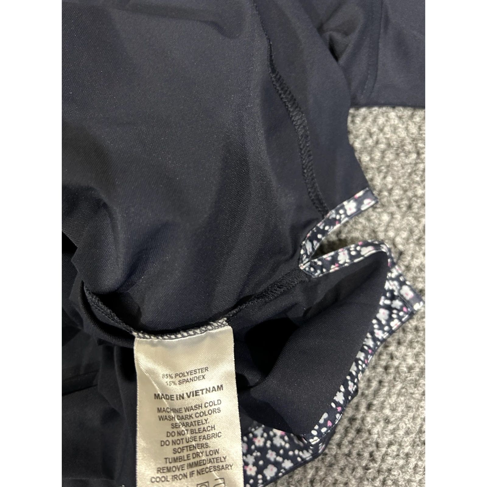 Footjoy FootJoy Polo Shirt Mens L Blue Golf Planterra Ridge Floral Trim Stretch Polo Shirt Size US L / EU 52-54 / 3 - 6 Thumbnail