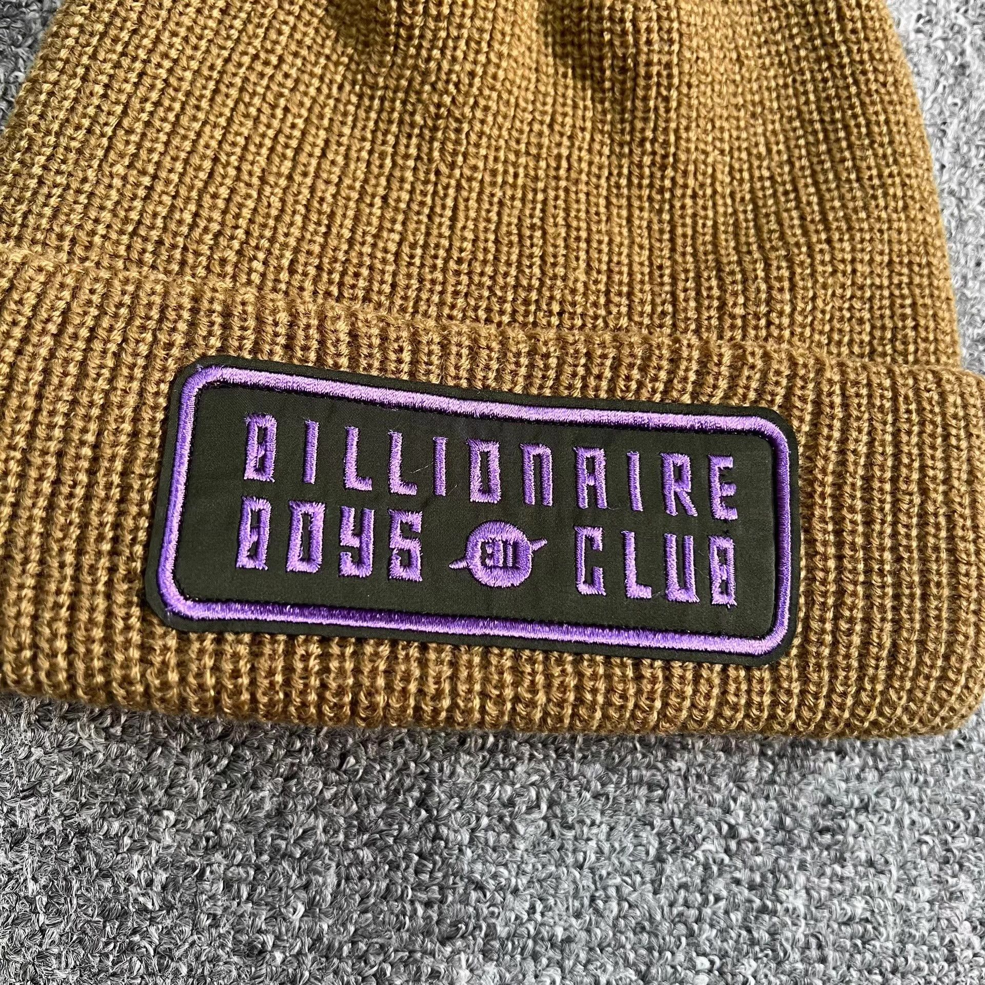 Billionaire Boys Club BBC EU Premium Embroidered Knitted Beanie Q7 Size ONE SIZE - 3 Thumbnail