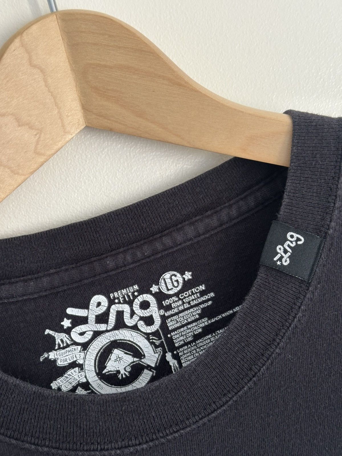 LRG × Vintage Vintage LRG “Bong Bros” T-Shirt Large Lifted Research Group Size US L / EU 52-54 / 3 - 3 Thumbnail