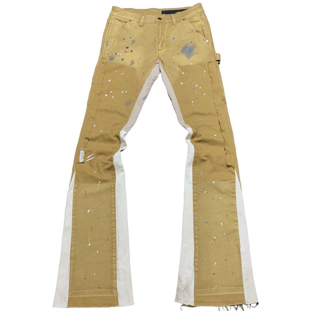 Image of Archival Clothing x Rockstar Flared Carpenter Jeans in Brown, Men's (Size 30)