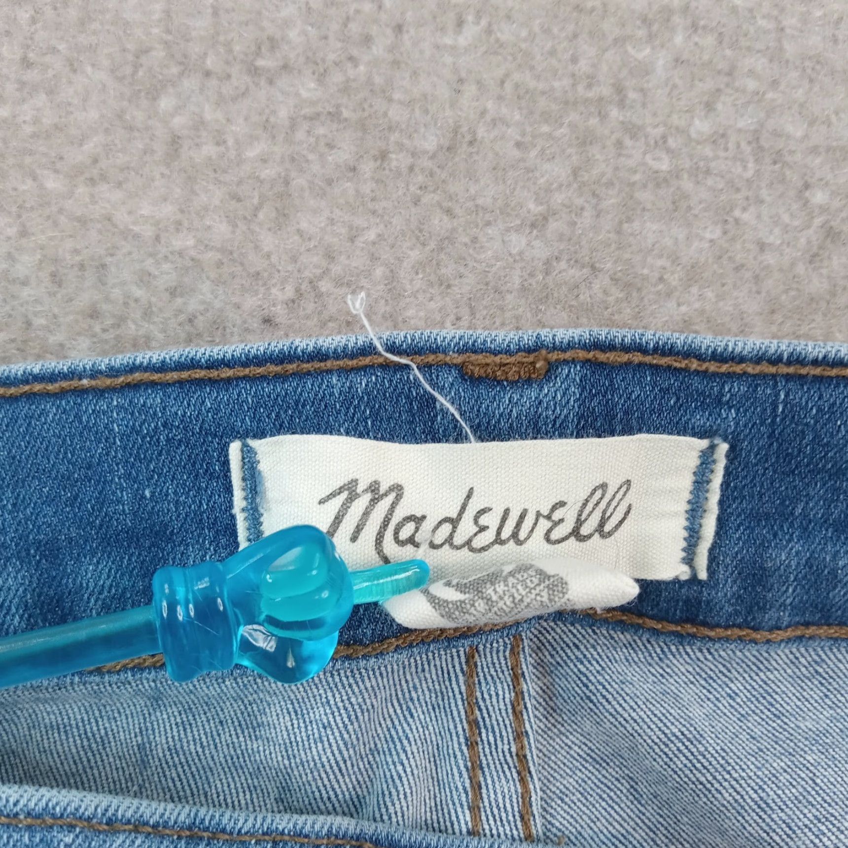 Madewell Madewell Womens Mid Rise Skinny Jeans Blue Denim Stretch 9" 29 28x27 Size 28" / US 6 / IT 42 - 7 Thumbnail