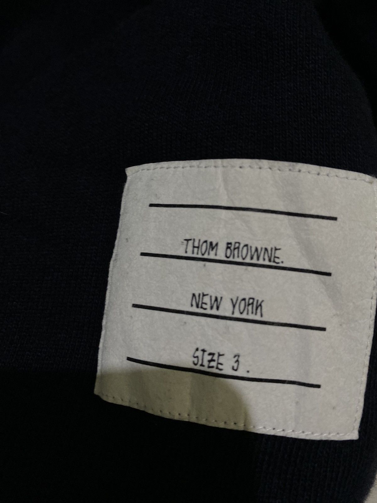Thom Browne Thom browne grosgrain loopback crew sweat Size US L / EU 52-54 / 3 - 4 Thumbnail