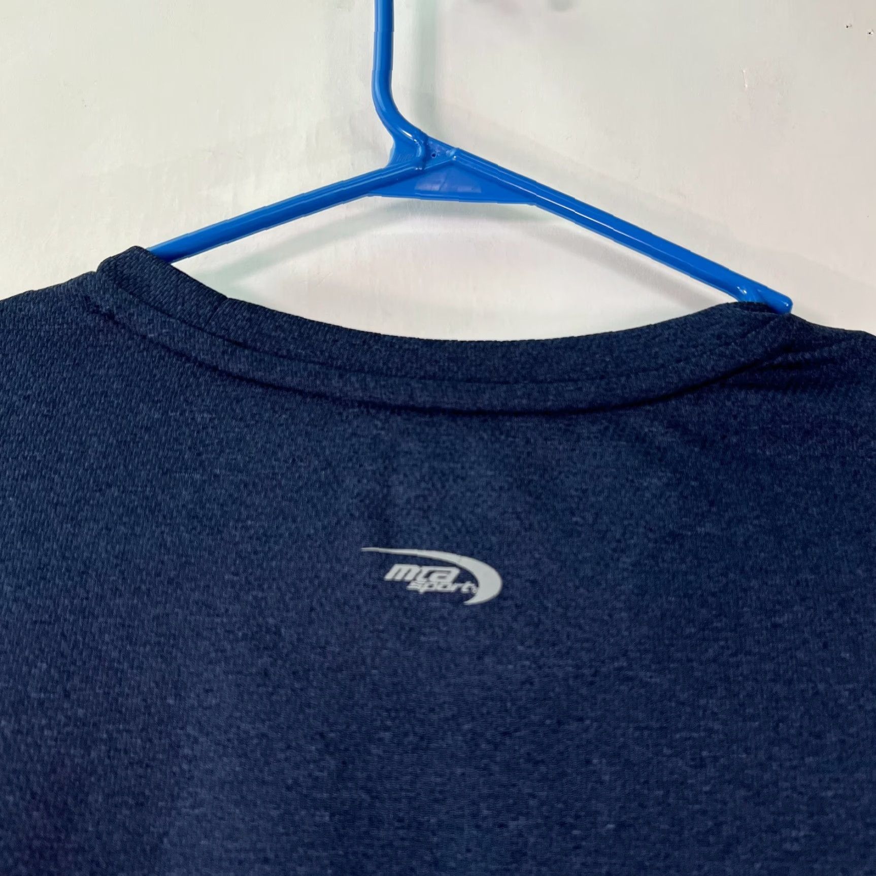 Vintage MTA Sport Mens T-Shirt Short Sleeve Navy Blue Crew Neck Pullover Size M Size US M / EU 48-50 / 2 - 3 Thumbnail