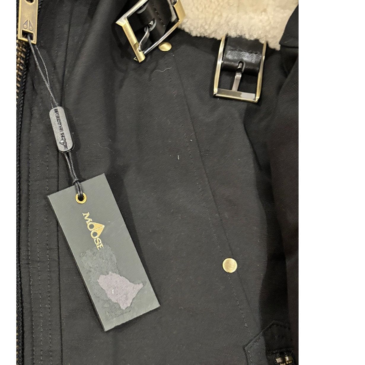 Moose Knuckles *R42 MOOSE KNUCKLES Shearling Trim Parka Moto Jacket Large Size US L / EU 52-54 / 3 - 10 Thumbnail