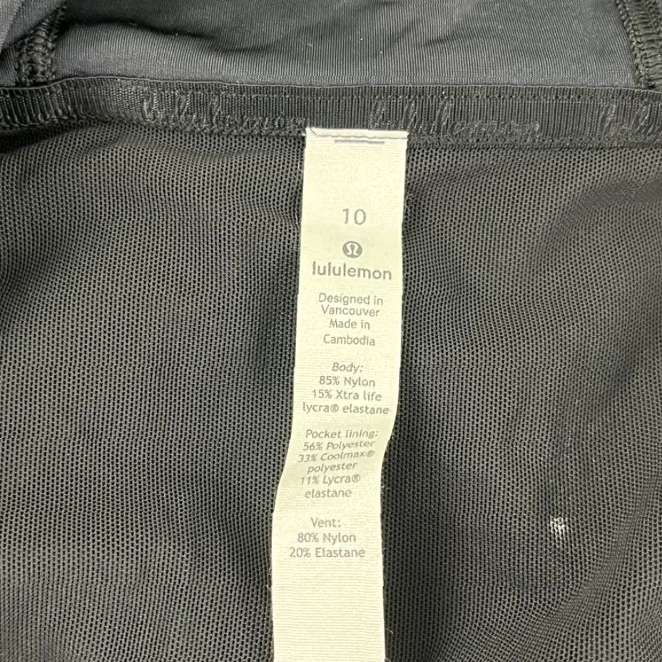 Lululemon LULULEMON Hoodie Womens Size 10 Black Crushed Velvet Full Zip Define Jacket Gym Training Size L / US 10 / IT 46 - 5 Thumbnail
