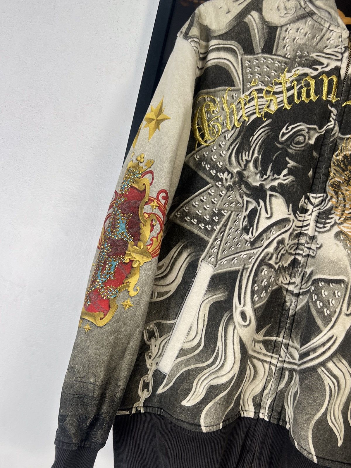 Christian Audigier vintage ed hardy by chritian audigher tattoo aop hoodie Size US S / EU 44-46 / 1 - 6 Thumbnail