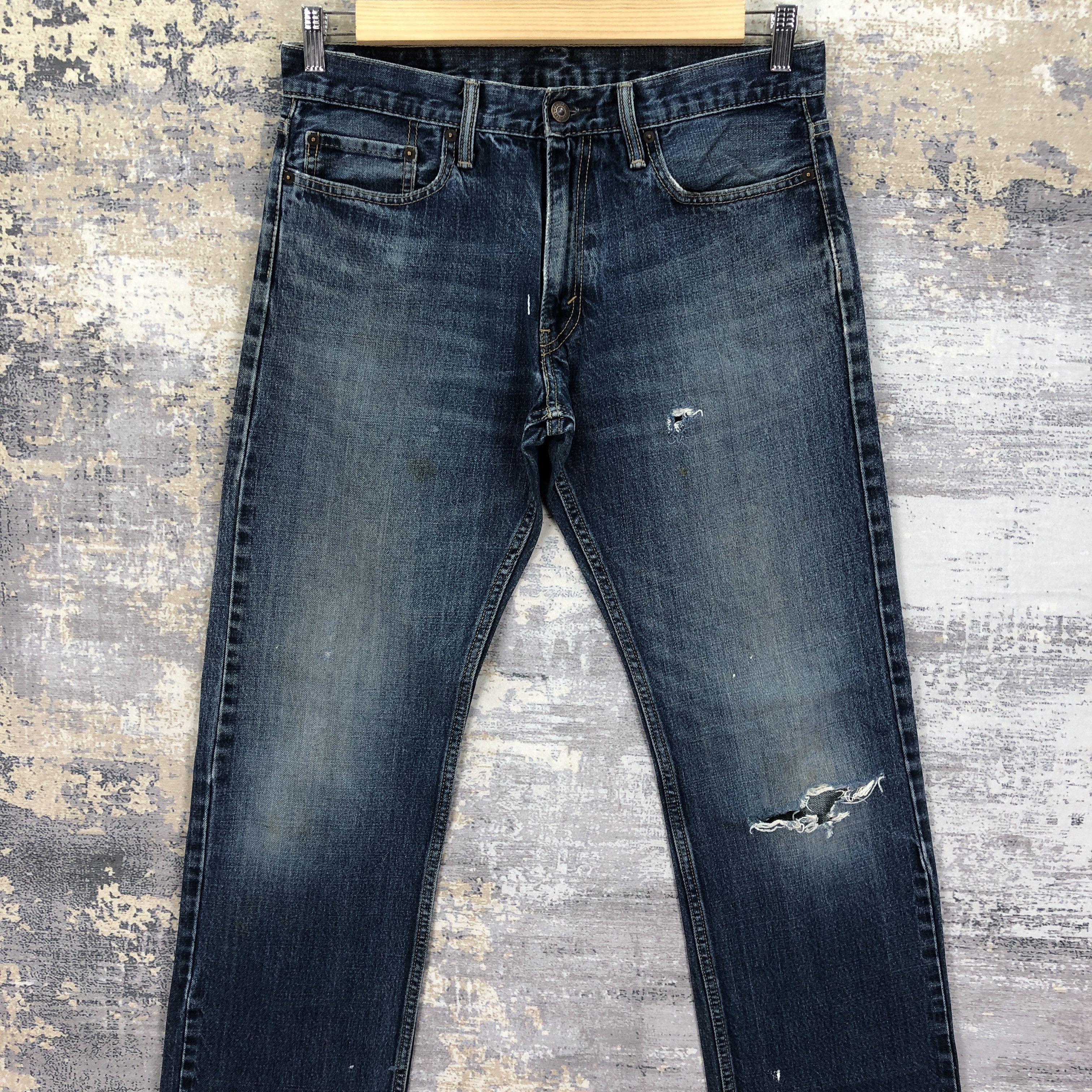 Levi's Vintage Y2K Levis 514 Faded Jeans Levi's Straight Denim Size US 32 / EU 48 - 3 Thumbnail