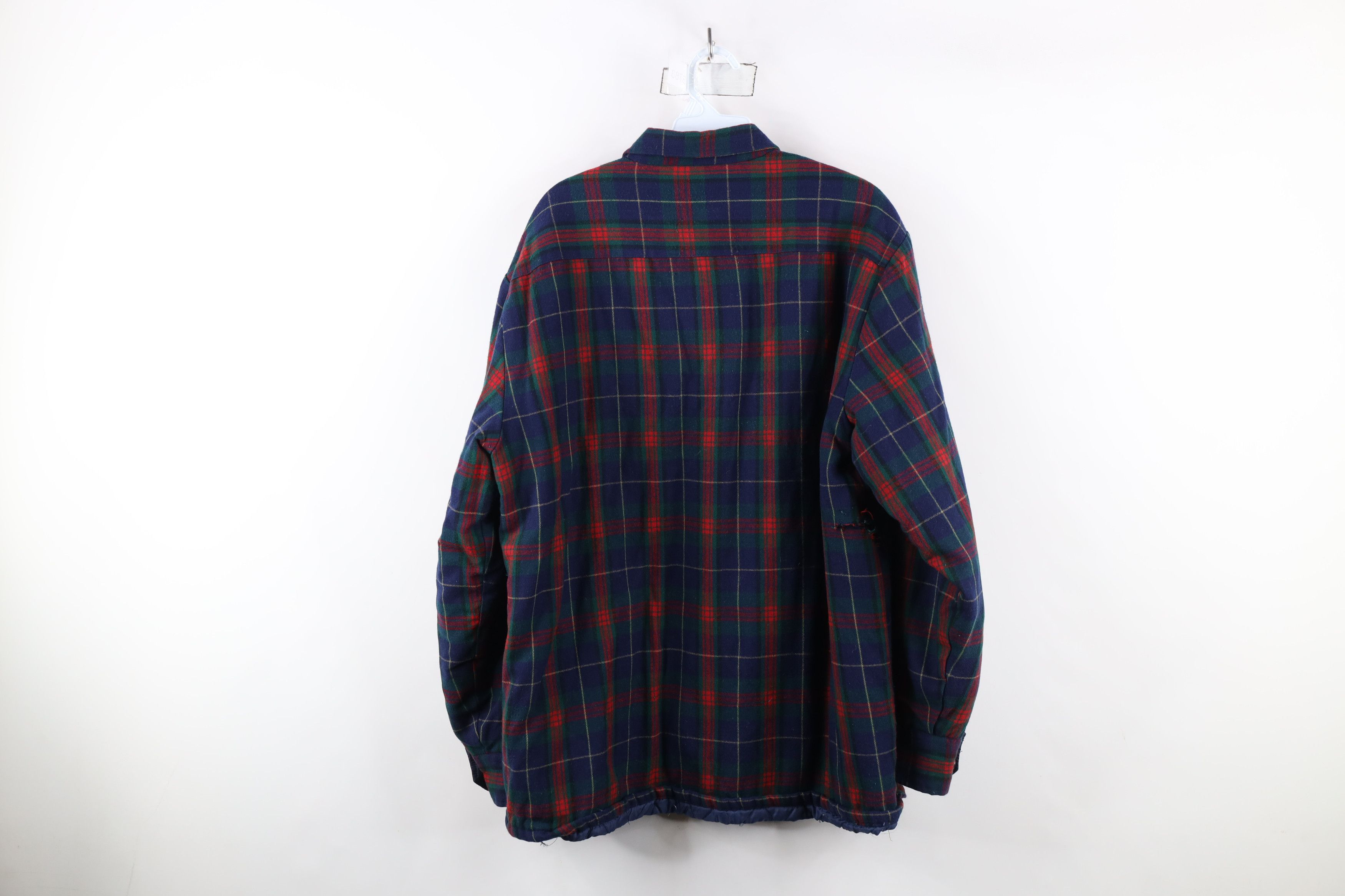 Vintage Vintage 90s Streetwear Knit Quilted Button Shirt Jacket Size US L / EU 52-54 / 3 - 15 Thumbnail