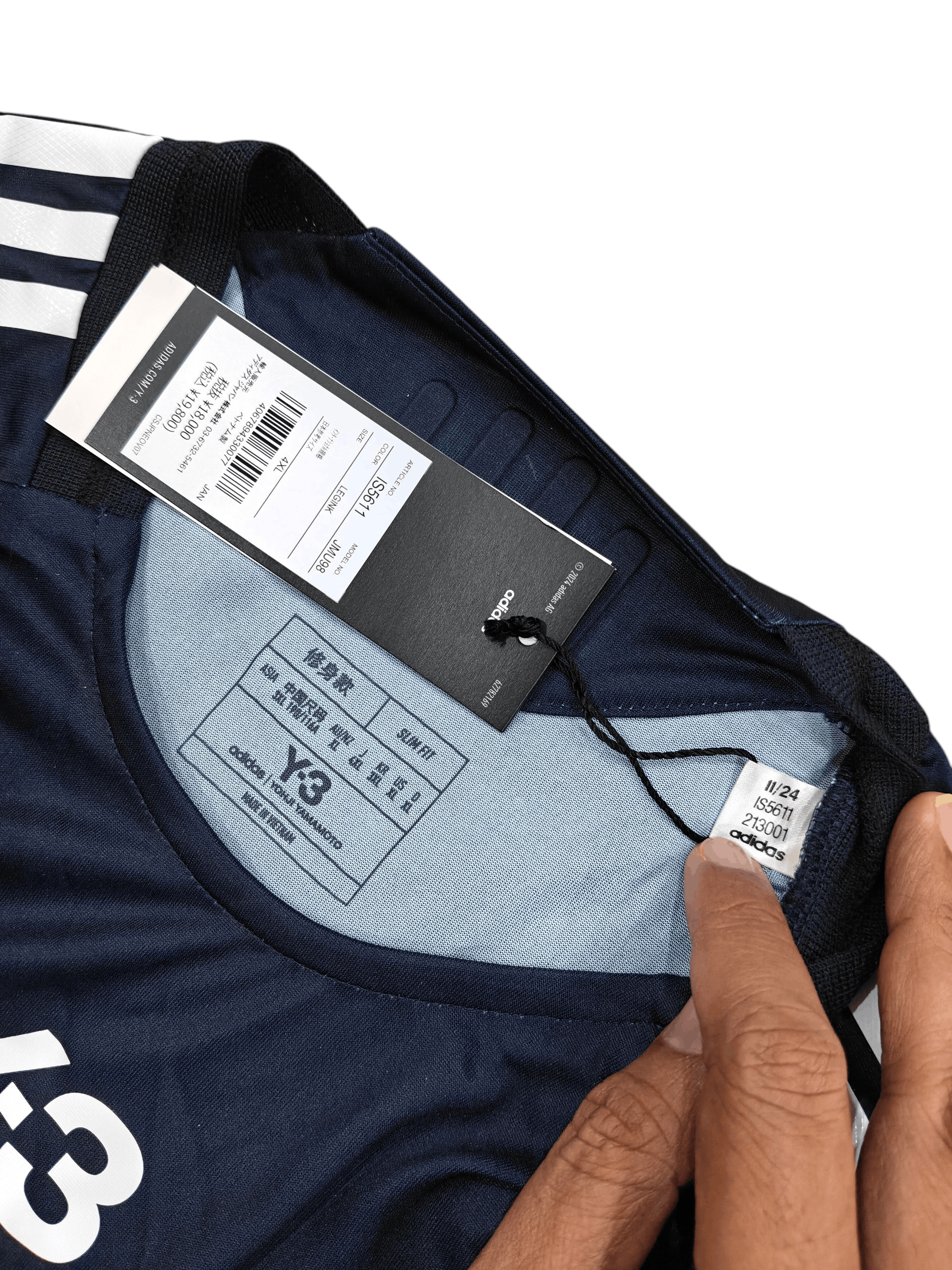 Adidas × Y-3 2024-25 Japan Home Jersey. Adidas x Y-3. Player Edition. Size US XL / EU 56 / 4 - 4 Thumbnail