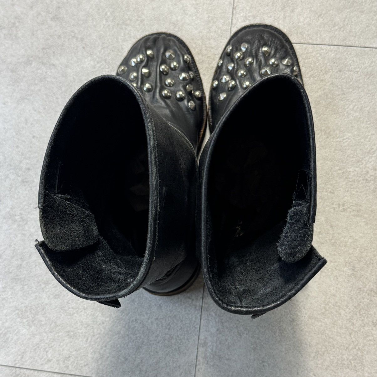 Comme des Garcons Comme des Garcons SS10 Tao Studded Punk Leather Paw Boots Size US 6.5 / IT 36.5 - 5 Thumbnail