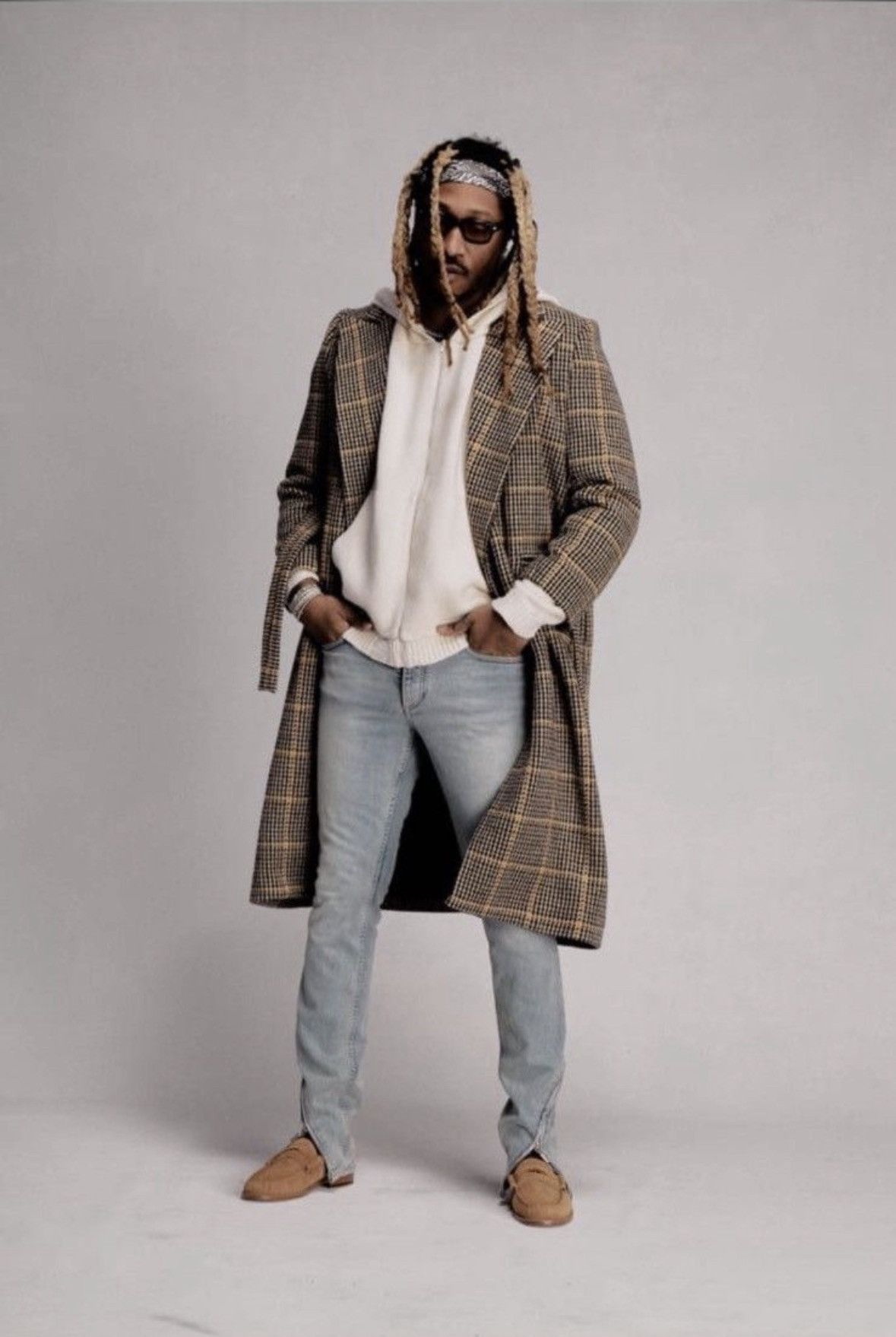 Rhude Rhude Curve Zip Detailed Denim Jeans Size US 32 / EU 48 - 14 Thumbnail