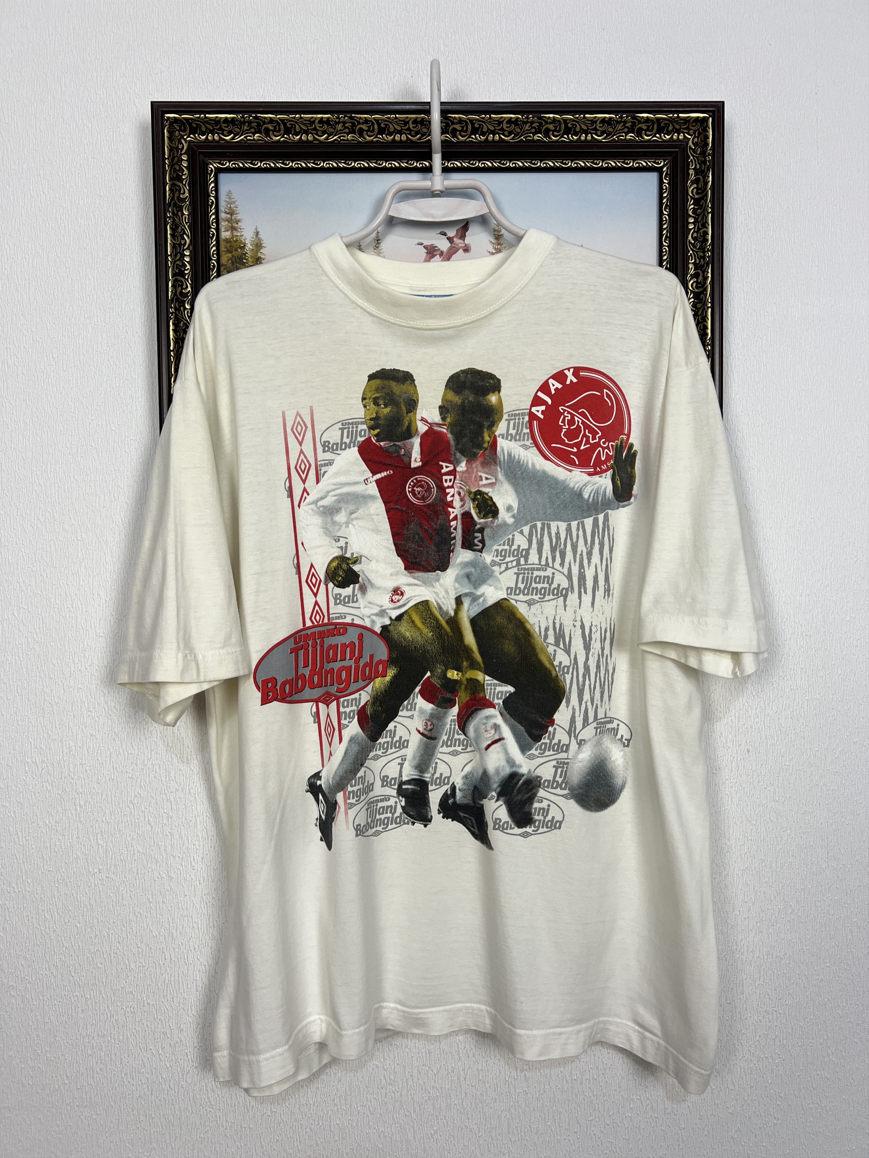 Umbro Ajax Amsterdam Tijjani Babangida Football Shirt Jersey Size US S / EU 44-46 / 1 - 1 Thumbnail