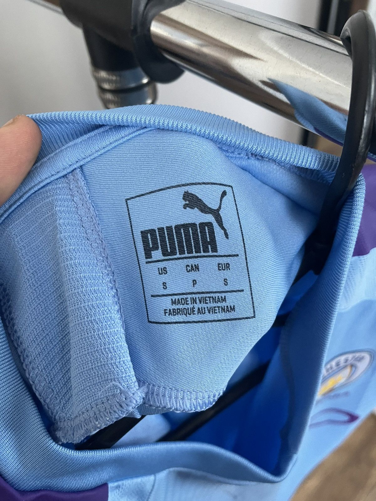 Puma 2019/2020 Puma Manchester City Soccer Jersey T-Shirt Tee Size US S / EU 44-46 / 1 - 11 Thumbnail
